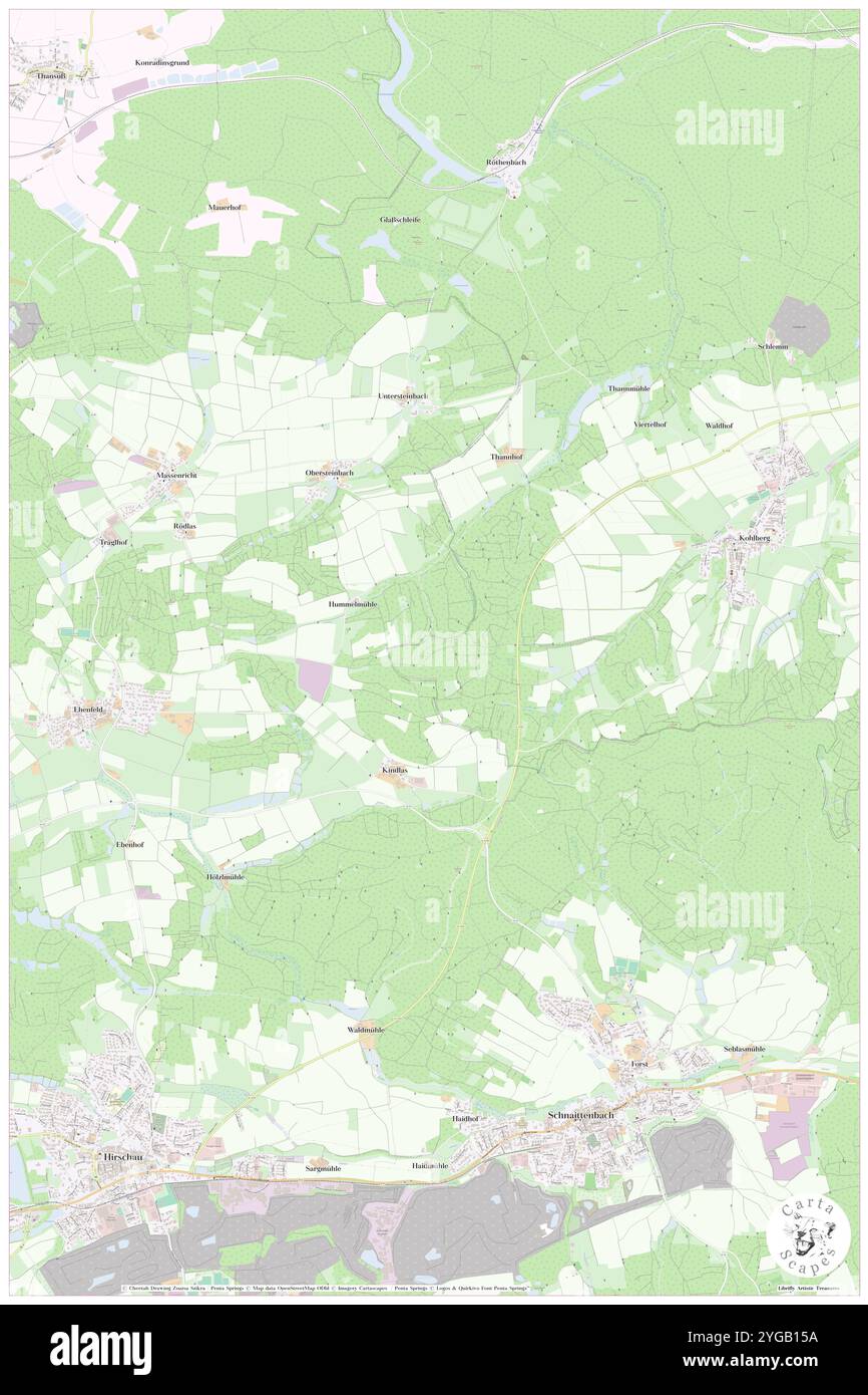 Burstling, DE, Germania, Baviera, N 49 34' 59'', N 11 58' 59'', mappa, Cartascapes Mappa pubblicata nel 2024. Esplora Cartascapes, una mappa che rivela i diversi paesaggi, culture ed ecosistemi della Terra. Viaggia attraverso il tempo e lo spazio, scoprendo l'interconnessione del passato, del presente e del futuro del nostro pianeta. Foto Stock