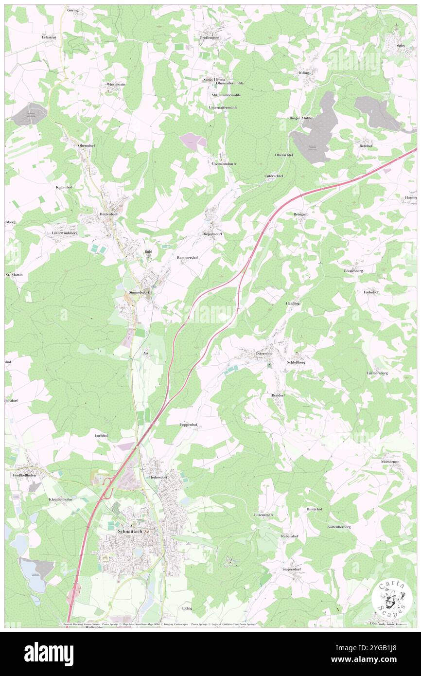 Hienberg, Regierungsbezirk Mittelfranken, DE, Germania, Baviera, N 49 35' 36'', N 11 21' 19'', MAP, Cartascapes Map pubblicata nel 2024. Esplora Cartascapes, una mappa che rivela i diversi paesaggi, culture ed ecosistemi della Terra. Viaggia attraverso il tempo e lo spazio, scoprendo l'interconnessione del passato, del presente e del futuro del nostro pianeta. Foto Stock