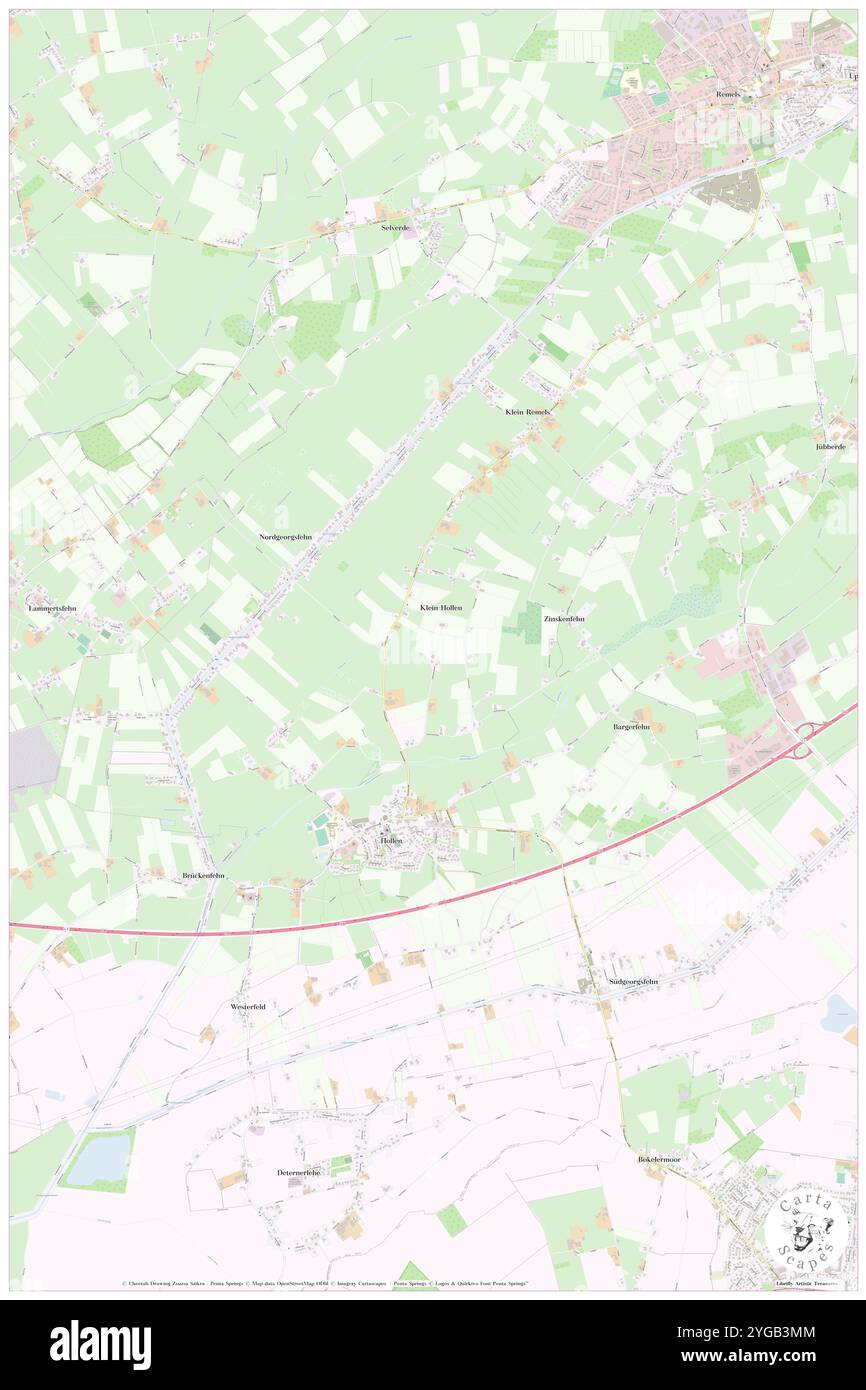 Kleinhollen, DE, Germania, bassa Sassonia, N 53 15' 59'', N 7 42' 50'', mappa, Cartascapes Mappa pubblicata nel 2024. Esplora Cartascapes, una mappa che rivela i diversi paesaggi, culture ed ecosistemi della Terra. Viaggia attraverso il tempo e lo spazio, scoprendo l'interconnessione del passato, del presente e del futuro del nostro pianeta. Foto Stock