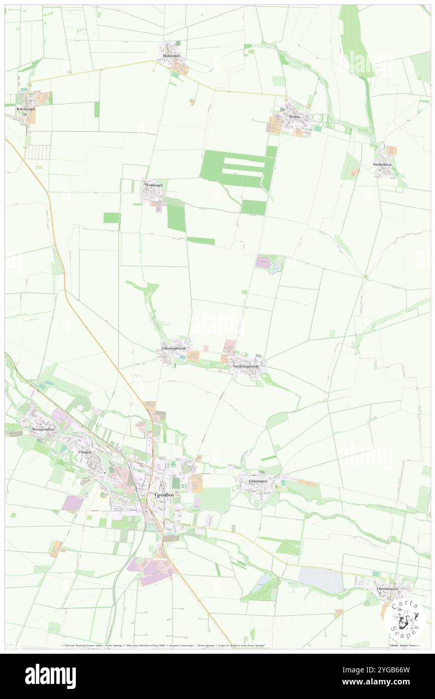 Topfstedt, DE, Germania, Turingia, N 51 15' 18'', N 10 57' 43'', mappa, Cartascapes Mappa pubblicata nel 2024. Esplora Cartascapes, una mappa che rivela i diversi paesaggi, culture ed ecosistemi della Terra. Viaggia attraverso il tempo e lo spazio, scoprendo l'interconnessione del passato, del presente e del futuro del nostro pianeta. Foto Stock