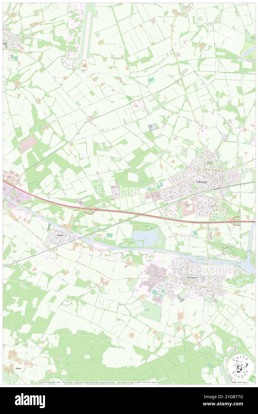 Horsteler Feld, DE, Germania, Renania settentrionale-Vestfalia, N 52 17' 40'', N 7 33' 25'', mappa, Cartascapes Mappa pubblicata nel 2024. Esplora Cartascapes, una mappa che rivela i diversi paesaggi, culture ed ecosistemi della Terra. Viaggia attraverso il tempo e lo spazio, scoprendo l'interconnessione del passato, del presente e del futuro del nostro pianeta. Foto Stock