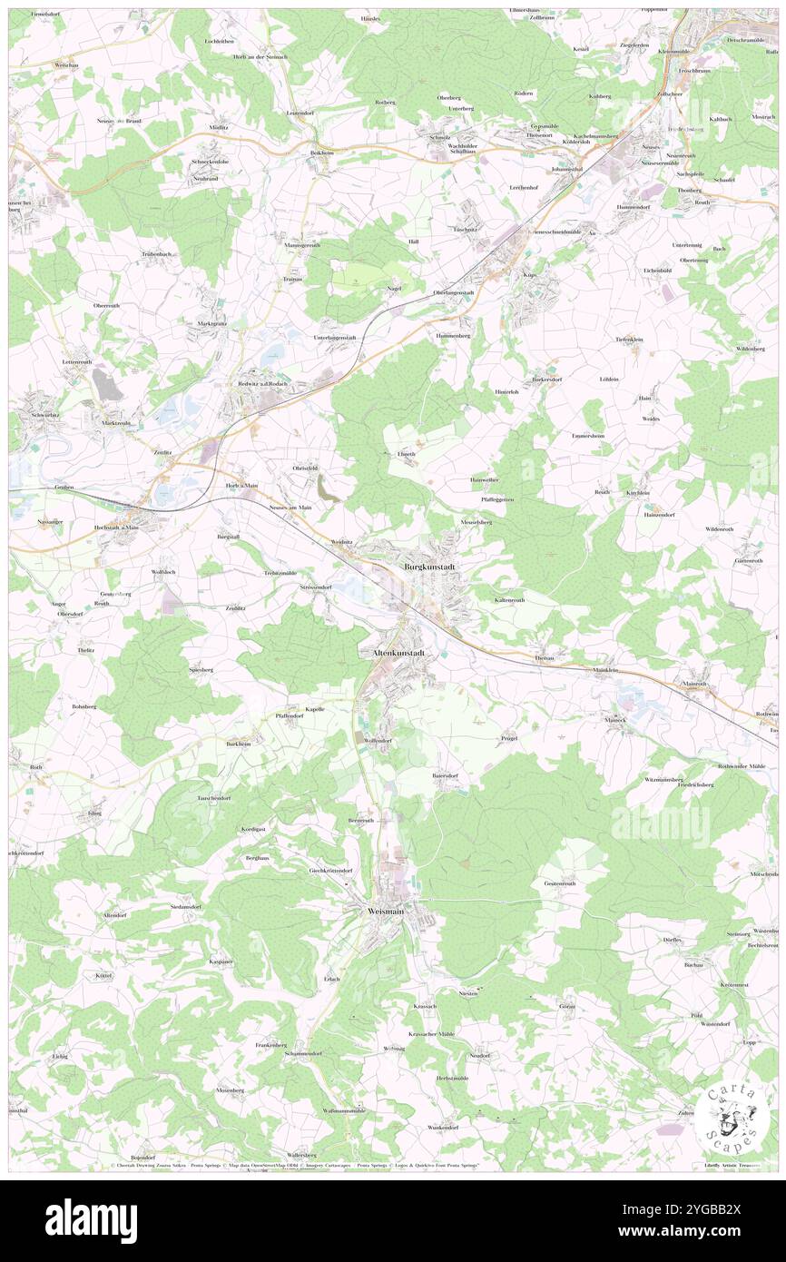 Muhlbach, DE, Germania, Sassonia, N 50 55' 26'', N 12 45' 38'', mappa, Cartascapes Mappa pubblicata nel 2024. Esplora Cartascapes, una mappa che rivela i diversi paesaggi, culture ed ecosistemi della Terra. Viaggia attraverso il tempo e lo spazio, scoprendo l'interconnessione del passato, del presente e del futuro del nostro pianeta. Foto Stock