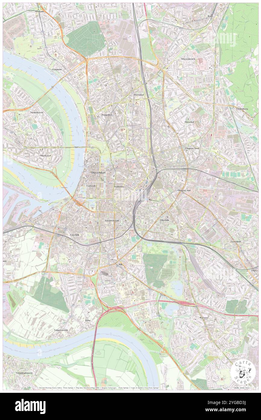 Madison Hotel i, Düsseldorf District, DE, Germania, Renania settentrionale-Vestfalia, N 51 13' 10'', N 6 47' 20'', MAP, Cartascapes Map pubblicata nel 2024. Esplora Cartascapes, una mappa che rivela i diversi paesaggi, culture ed ecosistemi della Terra. Viaggia attraverso il tempo e lo spazio, scoprendo l'interconnessione del passato, del presente e del futuro del nostro pianeta. Foto Stock