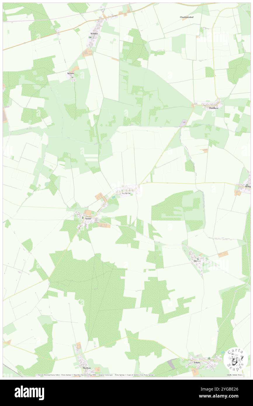 Kerkuhn, DE, Germania, Sassonia-Anhalt, N 52 49' 34'', N 11 26' 50'', mappa, Cartascapes Map pubblicata nel 2024. Esplora Cartascapes, una mappa che rivela i diversi paesaggi, culture ed ecosistemi della Terra. Viaggia attraverso il tempo e lo spazio, scoprendo l'interconnessione del passato, del presente e del futuro del nostro pianeta. Foto Stock