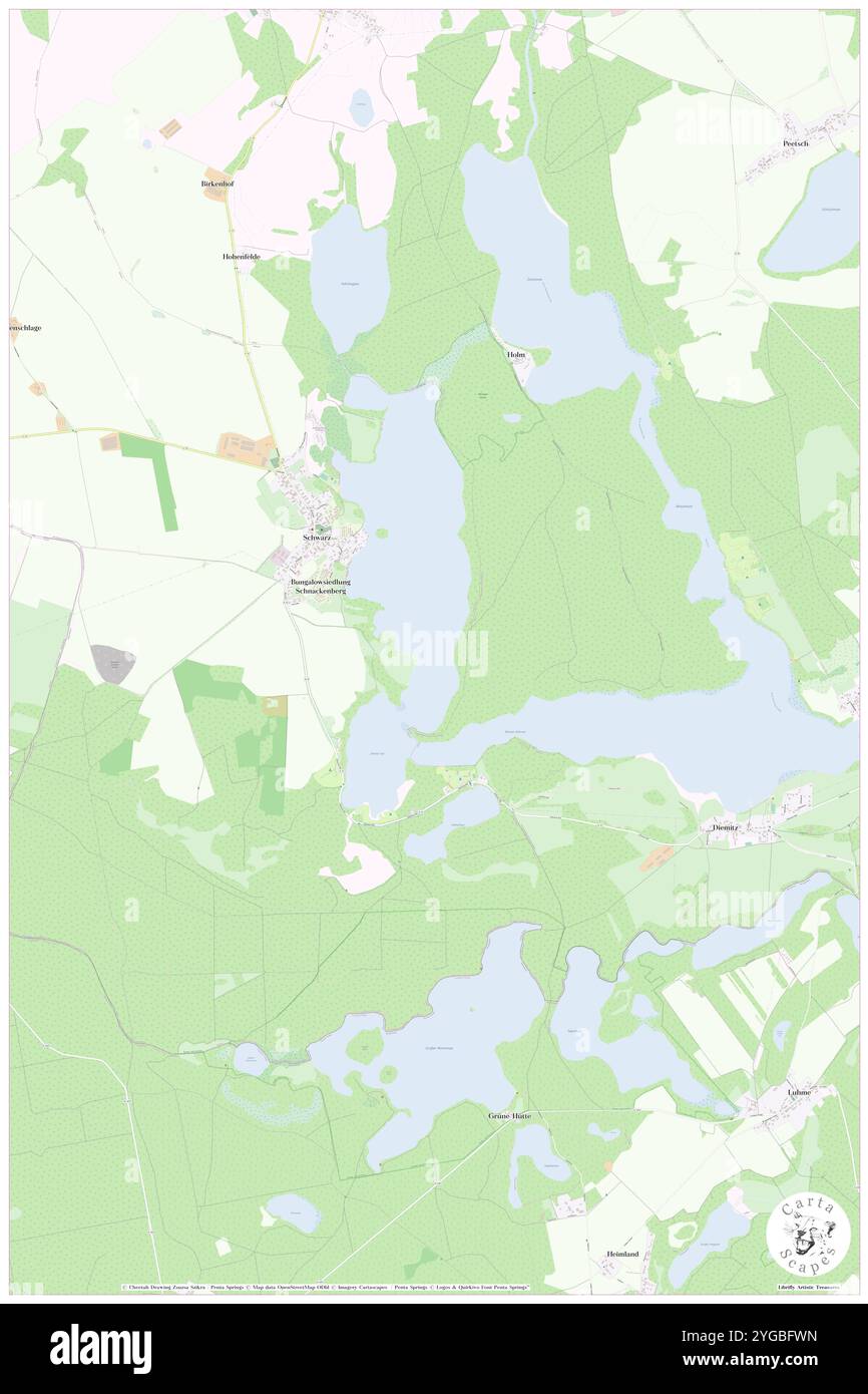 Reiherberg, DE, Germania, Meclemburgo-Vorpommern, N 53 13' 0'', N 12 48' 0'', mappa, Cartascapes Mappa pubblicata nel 2024. Esplora Cartascapes, una mappa che rivela i diversi paesaggi, culture ed ecosistemi della Terra. Viaggia attraverso il tempo e lo spazio, scoprendo l'interconnessione del passato, del presente e del futuro del nostro pianeta. Foto Stock