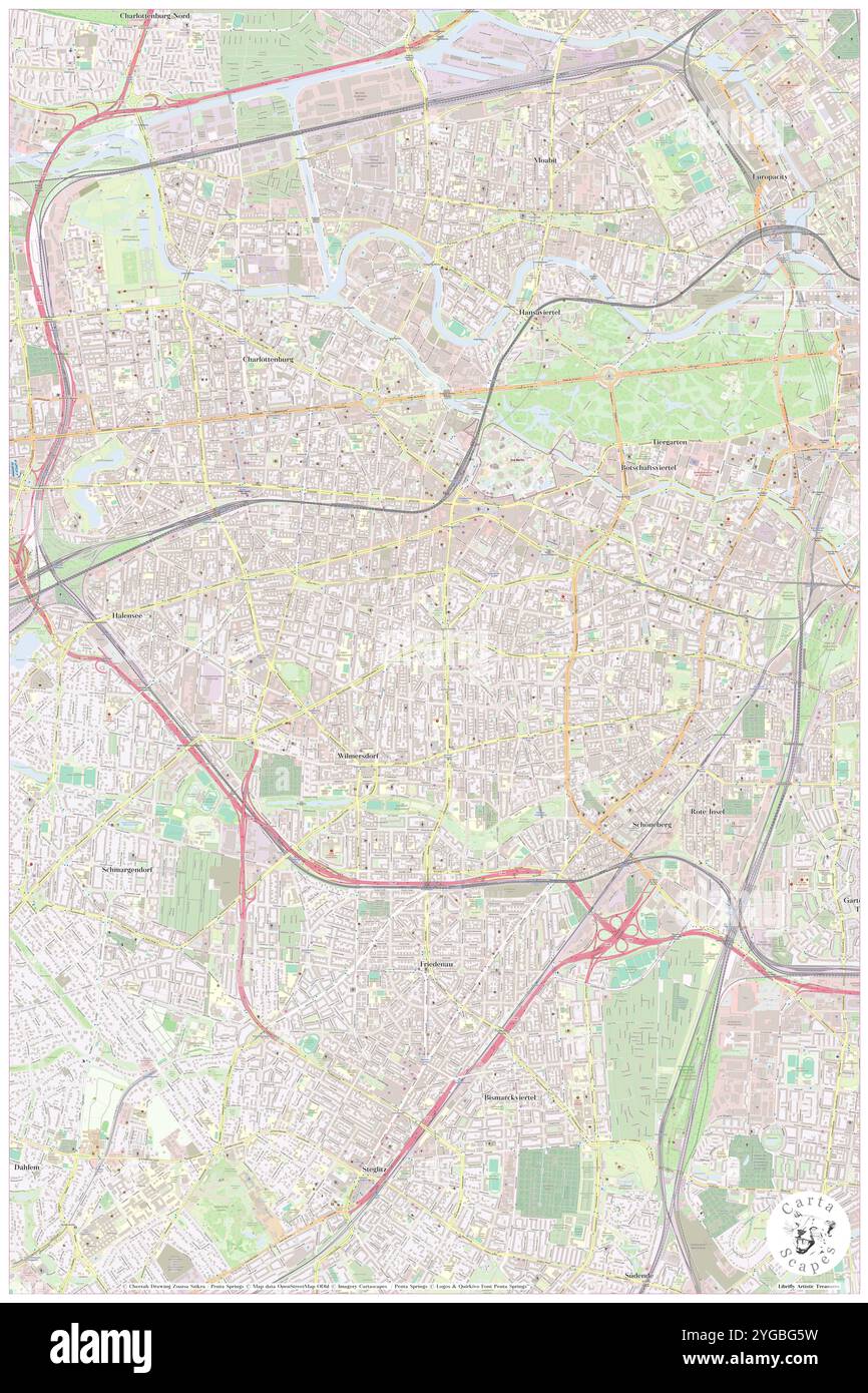 Water Works Charlottenburg, DE, Germania, Berlino, N 52 29' 40'', N 13 19' 45'', mappa, Cartascapes Mappa pubblicata nel 2024. Esplora Cartascapes, una mappa che rivela i diversi paesaggi, culture ed ecosistemi della Terra. Viaggia attraverso il tempo e lo spazio, scoprendo l'interconnessione del passato, del presente e del futuro del nostro pianeta. Foto Stock