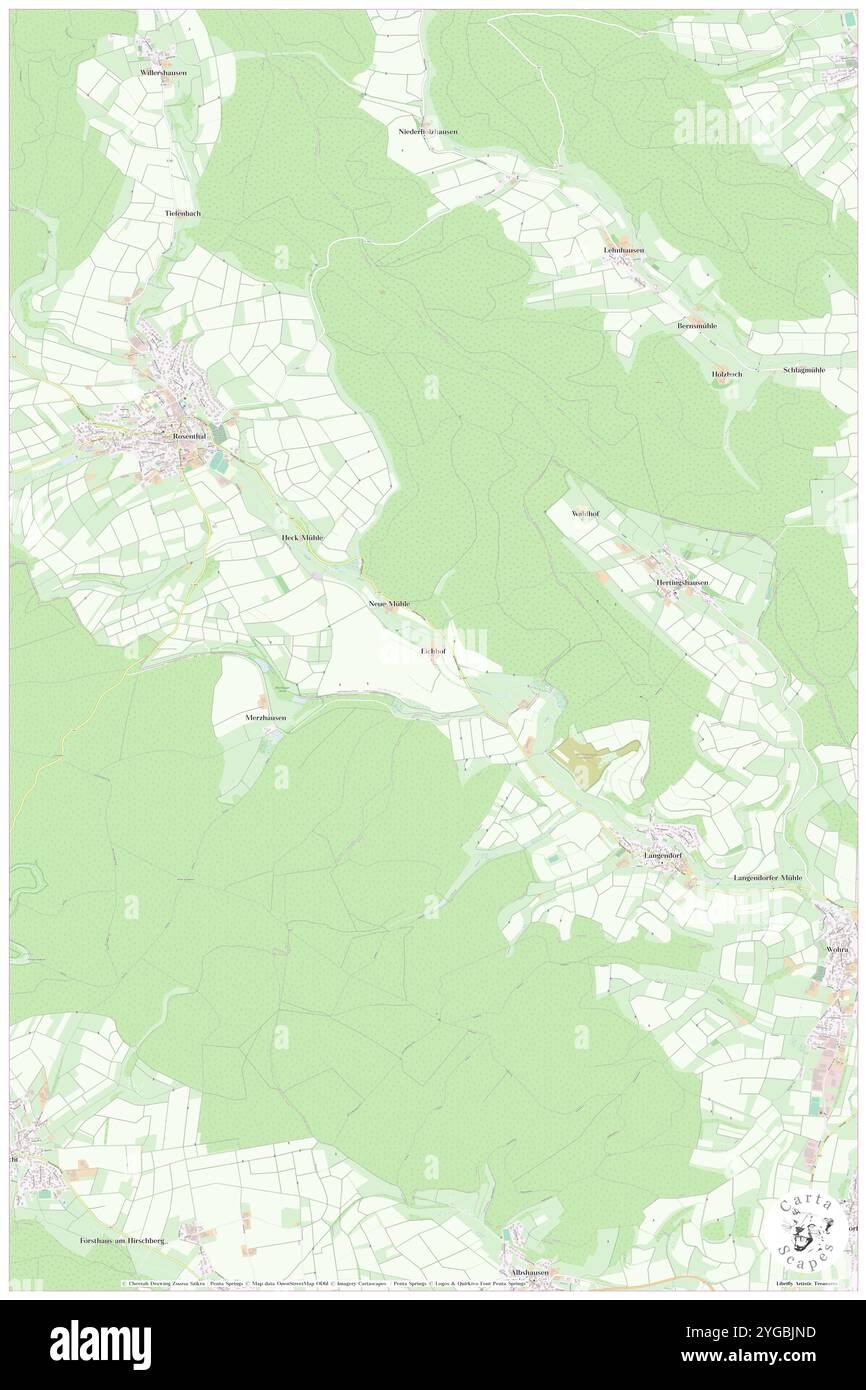 Eichhof, Regierungsbezirk Kassel, DE, Germania, Assia, N 50 57' 27'', N 8 53' 54'', MAP, Cartascapes Map pubblicata nel 2024. Esplora Cartascapes, una mappa che rivela i diversi paesaggi, culture ed ecosistemi della Terra. Viaggia attraverso il tempo e lo spazio, scoprendo l'interconnessione del passato, del presente e del futuro del nostro pianeta. Foto Stock