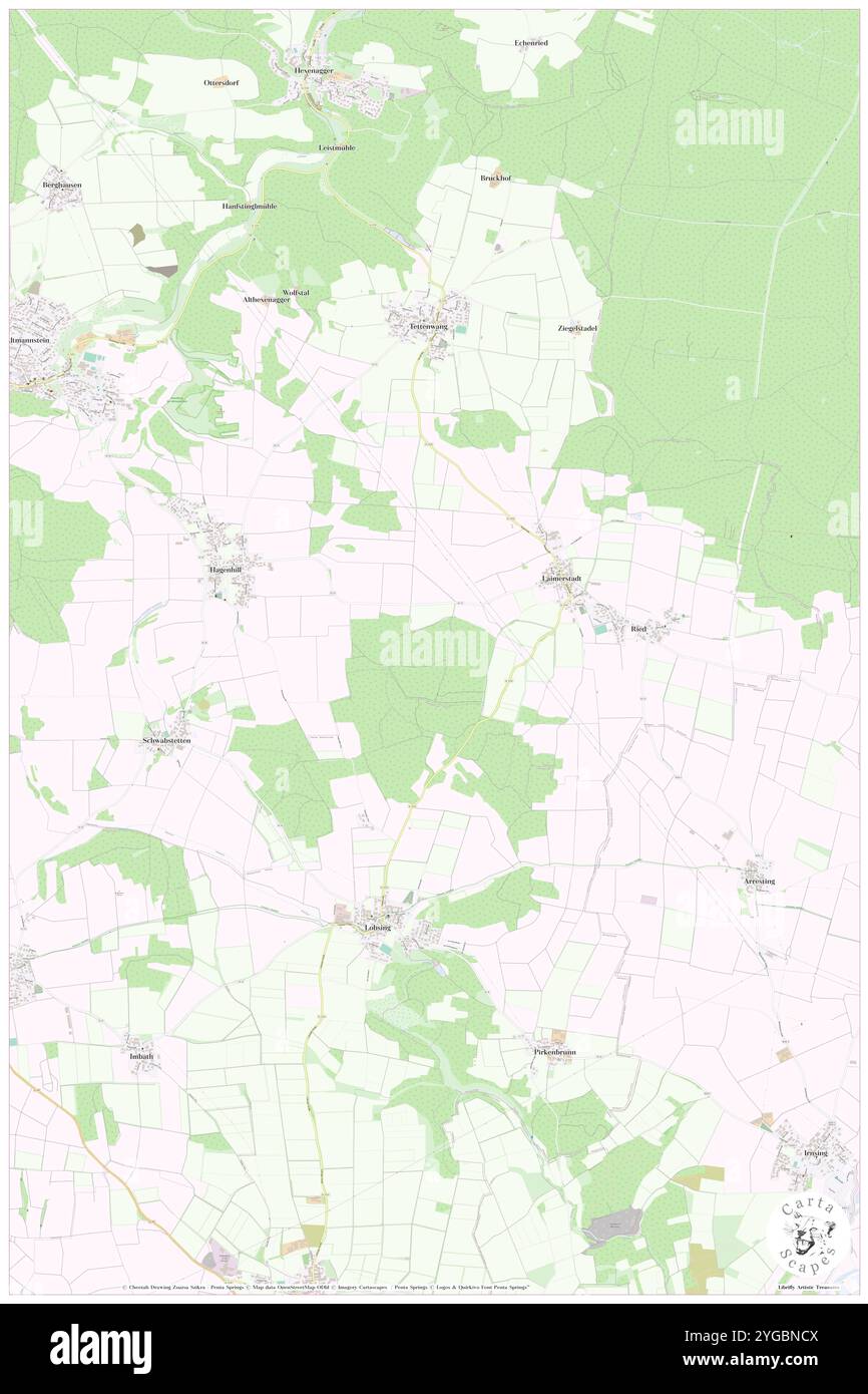 Saulachholz, DE, Germania, Baviera, N 48 52' 32'', N 11 41' 53'', mappa, Cartascapes Mappa pubblicata nel 2024. Esplora Cartascapes, una mappa che rivela i diversi paesaggi, culture ed ecosistemi della Terra. Viaggia attraverso il tempo e lo spazio, scoprendo l'interconnessione del passato, del presente e del futuro del nostro pianeta. Foto Stock