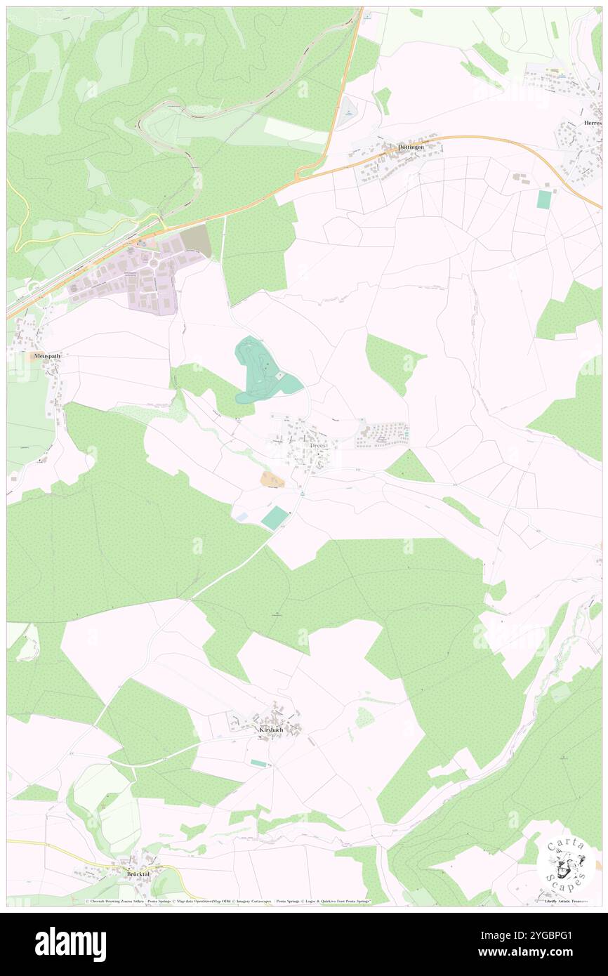 Drees, DE, Germania, Rheinland-Pfalz, N 50 20' 24'', N 6 59' 47'', mappa, Cartascapes Mappa pubblicata nel 2024. Esplora Cartascapes, una mappa che rivela i diversi paesaggi, culture ed ecosistemi della Terra. Viaggia attraverso il tempo e lo spazio, scoprendo l'interconnessione del passato, del presente e del futuro del nostro pianeta. Foto Stock