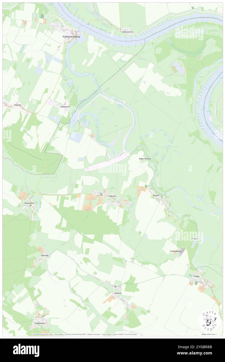 Schaugraben, DE, Germania, N 53 0' 0'', N 11 34' 59'', mappa, Cartascapes Mappa pubblicata nel 2024. Esplora Cartascapes, una mappa che rivela i diversi paesaggi, culture ed ecosistemi della Terra. Viaggia attraverso il tempo e lo spazio, scoprendo l'interconnessione del passato, del presente e del futuro del nostro pianeta. Foto Stock