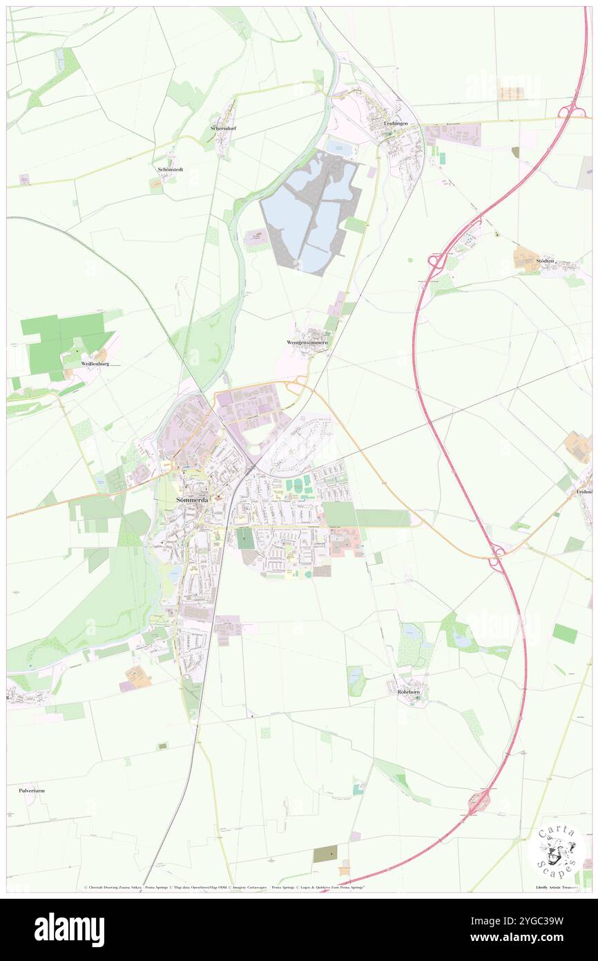 Gartenberg, DE, Germania, Turingia, N 51 10' 2'', N 11 8' 9'', mappa, Cartascapes Mappa pubblicata nel 2024. Esplora Cartascapes, una mappa che rivela i diversi paesaggi, culture ed ecosistemi della Terra. Viaggia attraverso il tempo e lo spazio, scoprendo l'interconnessione del passato, del presente e del futuro del nostro pianeta. Foto Stock