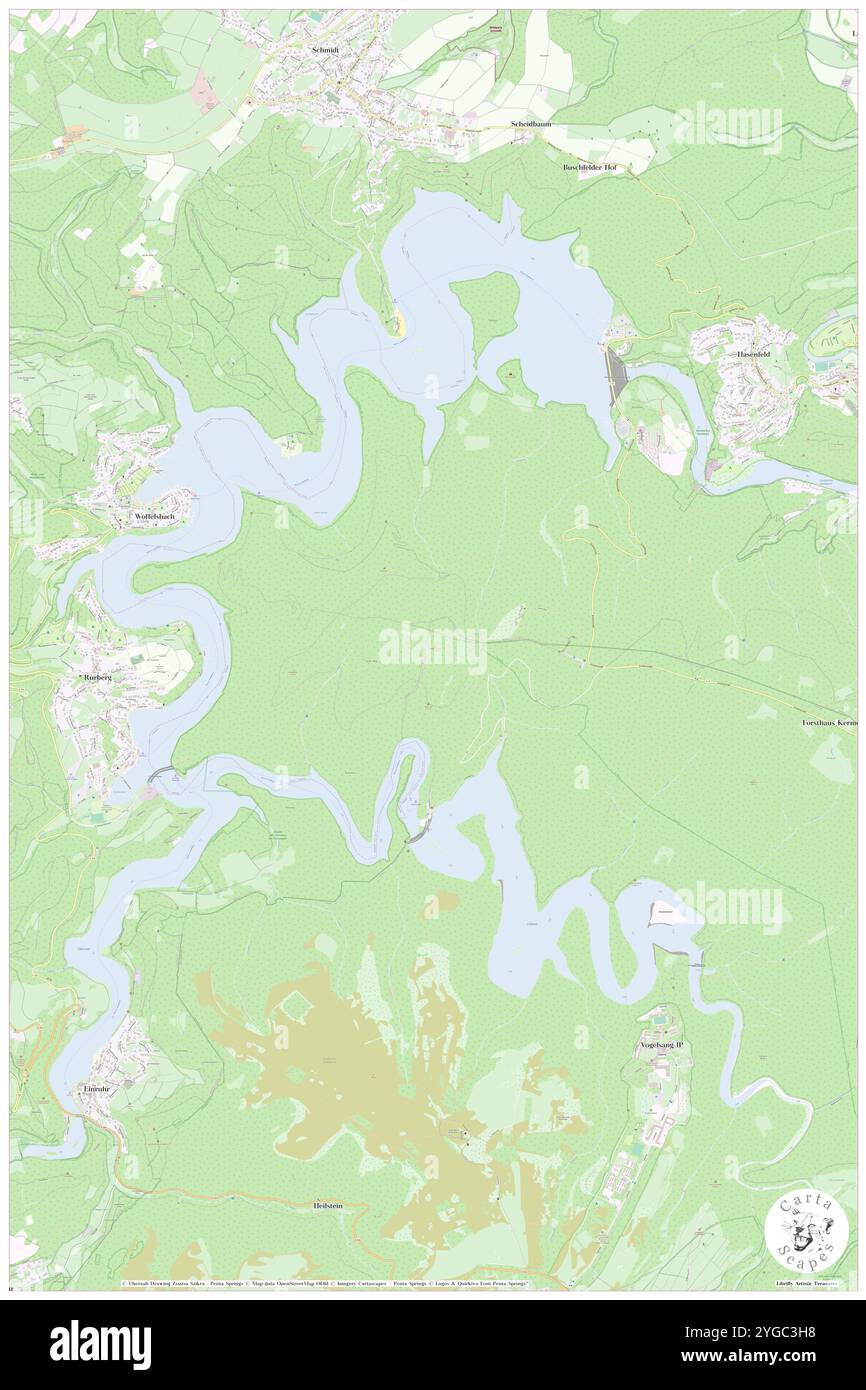 Wildbretshuegel, Regierungsbezirk Köln, DE, Germania, Renania settentrionale-Vestfalia, N 50 36' 58'', N 6 25' 14'', MAP, Cartascapes Map pubblicata nel 2024. Esplora Cartascapes, una mappa che rivela i diversi paesaggi, culture ed ecosistemi della Terra. Viaggia attraverso il tempo e lo spazio, scoprendo l'interconnessione del passato, del presente e del futuro del nostro pianeta. Foto Stock