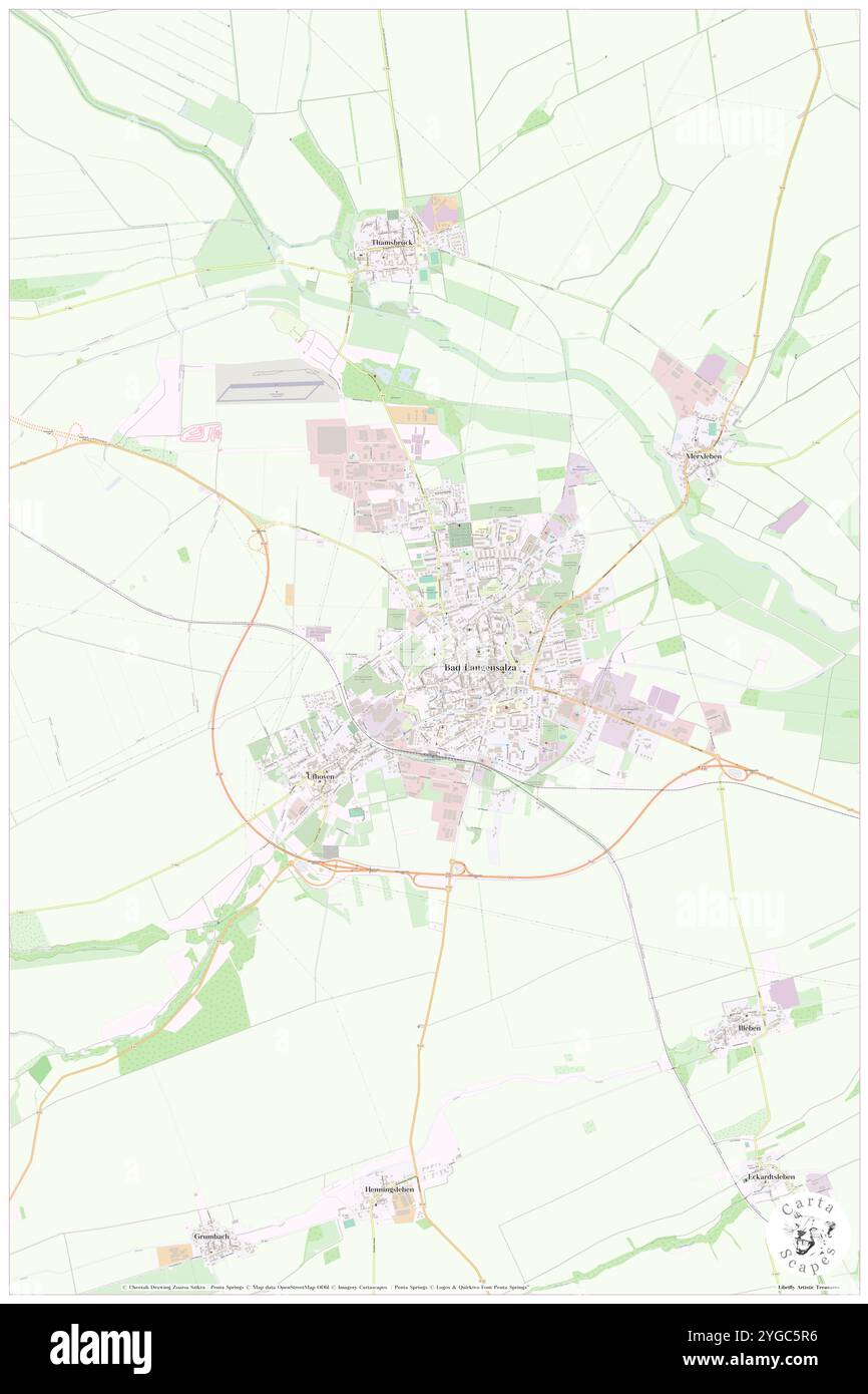 Gottesackerkirche Barbican, DE, Germania, Turingia, N 51 6' 33'', N 10 38' 27'', mappa, Cartascapes Mappa pubblicata nel 2024. Esplora Cartascapes, una mappa che rivela i diversi paesaggi, culture ed ecosistemi della Terra. Viaggia attraverso il tempo e lo spazio, scoprendo l'interconnessione del passato, del presente e del futuro del nostro pianeta. Foto Stock