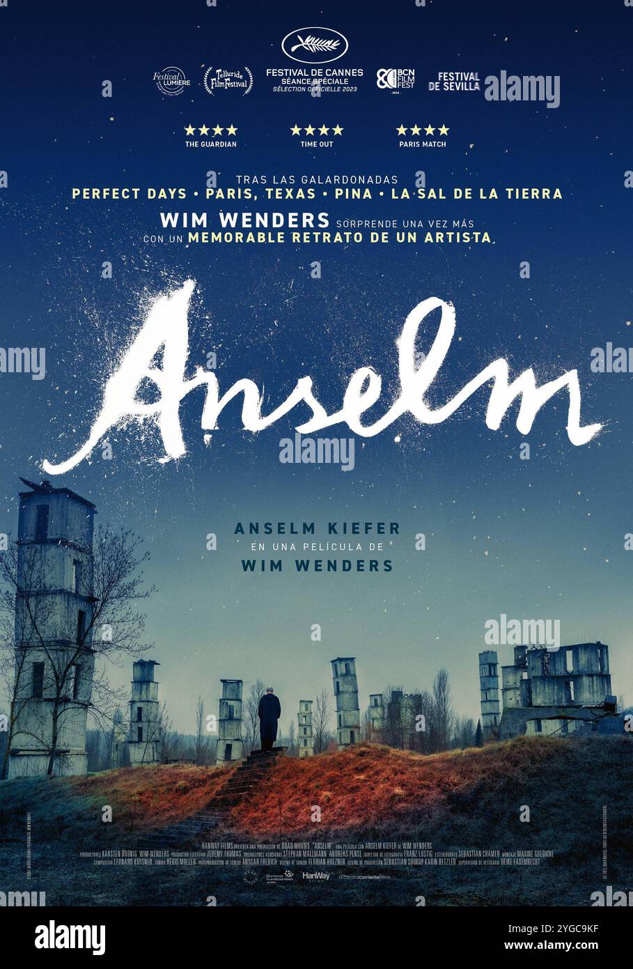 ANSELM (2023) -titolo originale: ANSELM-DAS RAUSCHEN DER ZEIT-, diretto da WIM WENDERS. Crediti: ROAD MOVIES FILMPRODUKTION / album Foto Stock