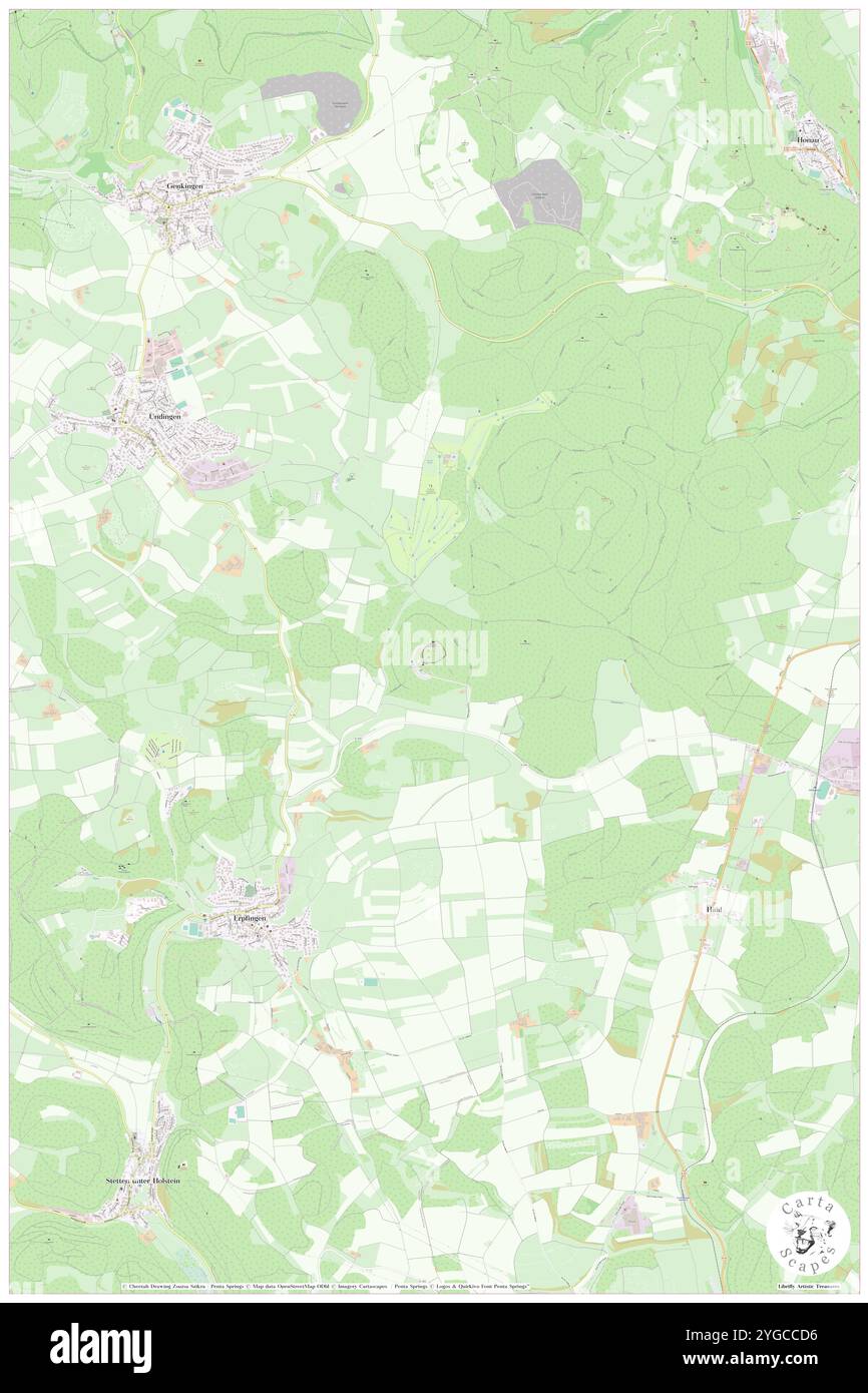 Hoehlenberg, regione di Tübingen, DE, Germania, Baden-Wurttemberg, N 48 22' 18''', N 9 12' 59'', MAP, Cartascapes Map pubblicata nel 2024. Esplora Cartascapes, una mappa che rivela i diversi paesaggi, culture ed ecosistemi della Terra. Viaggia attraverso il tempo e lo spazio, scoprendo l'interconnessione del passato, del presente e del futuro del nostro pianeta. Foto Stock