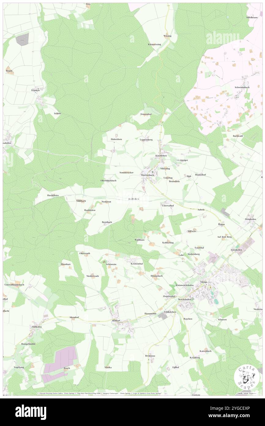 Kothlacken, bassa Baviera, DE, Germania, Baviera, N 48 44' 27'', N 12 24' 43'', MAP, Cartascapes Map pubblicata nel 2024. Esplora Cartascapes, una mappa che rivela i diversi paesaggi, culture ed ecosistemi della Terra. Viaggia attraverso il tempo e lo spazio, scoprendo l'interconnessione del passato, del presente e del futuro del nostro pianeta. Foto Stock