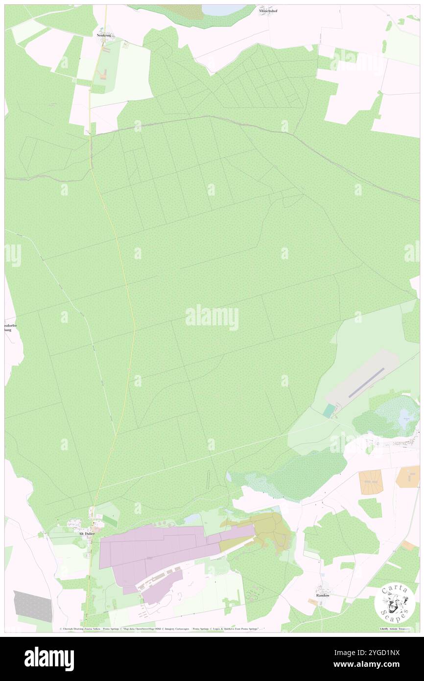 Wittstocker Heide, DE, Germania, Brandeburgo, N 53 14' 7'', N 12 31' 49'', mappa, Cartascapes Mappa pubblicata nel 2024. Esplora Cartascapes, una mappa che rivela i diversi paesaggi, culture ed ecosistemi della Terra. Viaggia attraverso il tempo e lo spazio, scoprendo l'interconnessione del passato, del presente e del futuro del nostro pianeta. Foto Stock