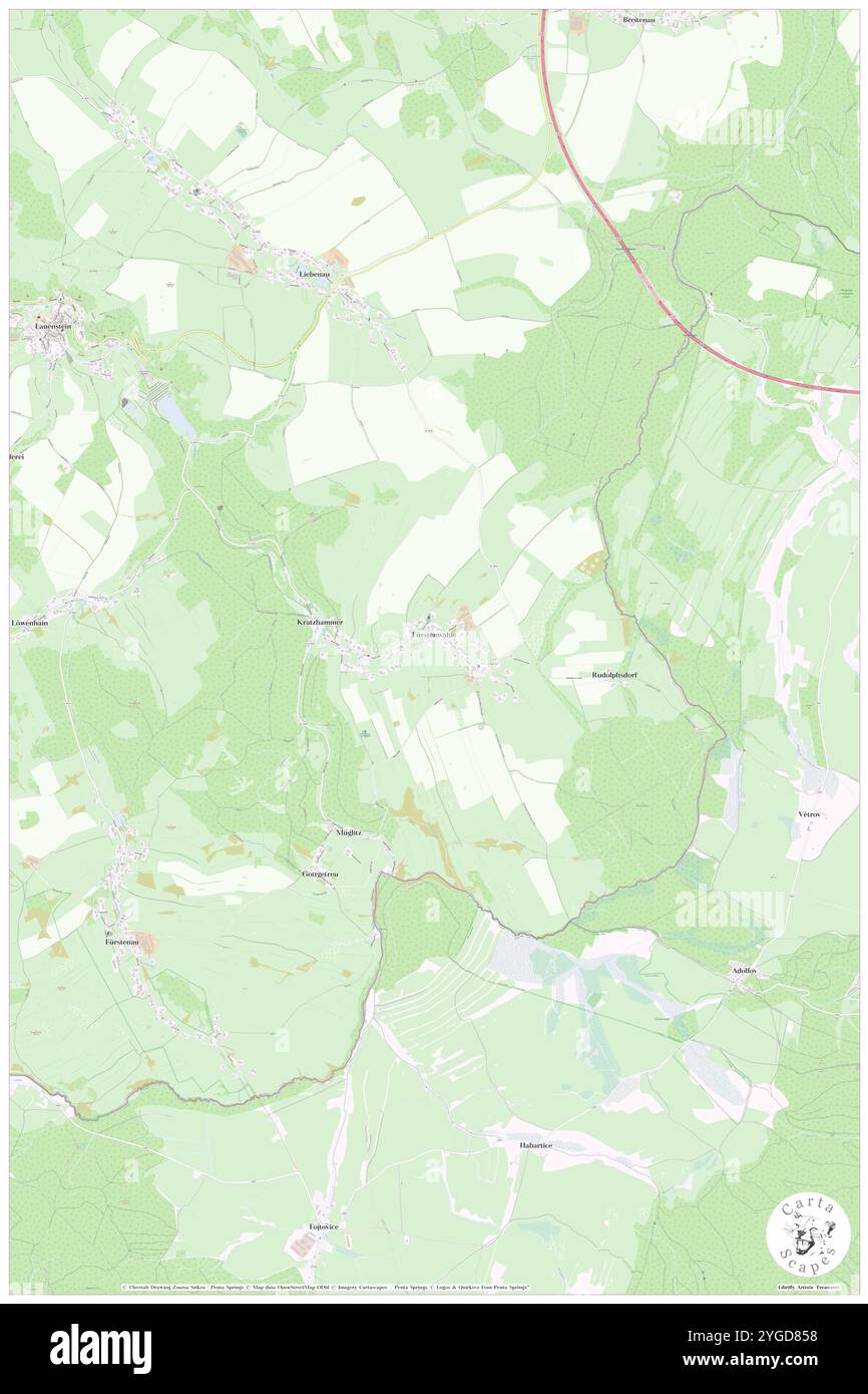 Fuerstenwalde, DE, Germania, Sassonia, N 50 45' 33'', N 13 52' 5'', mappa, Cartascapes Mappa pubblicata nel 2024. Esplora Cartascapes, una mappa che rivela i diversi paesaggi, culture ed ecosistemi della Terra. Viaggia attraverso il tempo e lo spazio, scoprendo l'interconnessione del passato, del presente e del futuro del nostro pianeta. Foto Stock