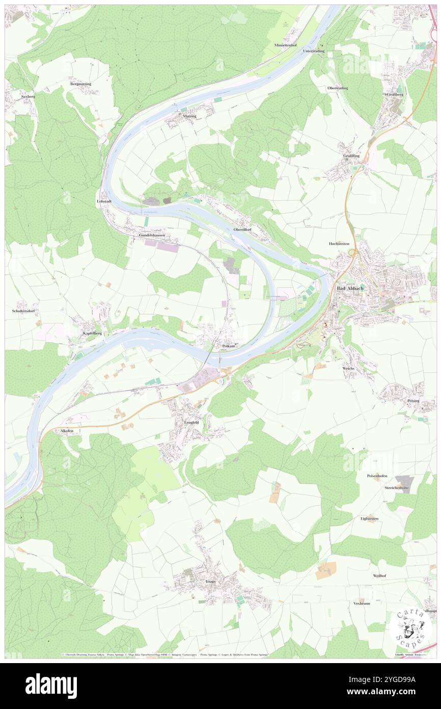 Poikam, bassa Baviera, DE, Germania, Baviera, N 48 55' 53'', N 12 0' 49'', MAP, Cartascapes Map pubblicata nel 2024. Esplora Cartascapes, una mappa che rivela i diversi paesaggi, culture ed ecosistemi della Terra. Viaggia attraverso il tempo e lo spazio, scoprendo l'interconnessione del passato, del presente e del futuro del nostro pianeta. Foto Stock