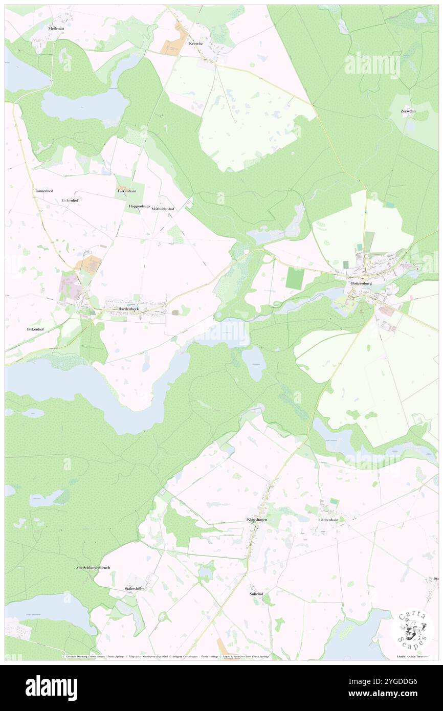 Schumellensee, DE, Germania, Brandeburgo, N 53 15' 23'', N 13 34' 23'', mappa, Cartascapes Mappa pubblicata nel 2024. Esplora Cartascapes, una mappa che rivela i diversi paesaggi, culture ed ecosistemi della Terra. Viaggia attraverso il tempo e lo spazio, scoprendo l'interconnessione del passato, del presente e del futuro del nostro pianeta. Foto Stock