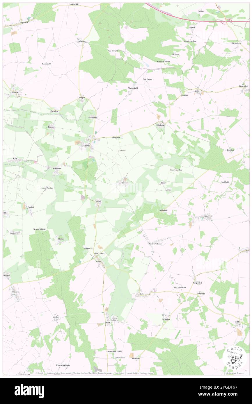 Pirow, DE, Germania, Brandeburgo, N 53 13' 0'', N 11 54' 0'', mappa, Cartascapes Mappa pubblicata nel 2024. Esplora Cartascapes, una mappa che rivela i diversi paesaggi, culture ed ecosistemi della Terra. Viaggia attraverso il tempo e lo spazio, scoprendo l'interconnessione del passato, del presente e del futuro del nostro pianeta. Foto Stock