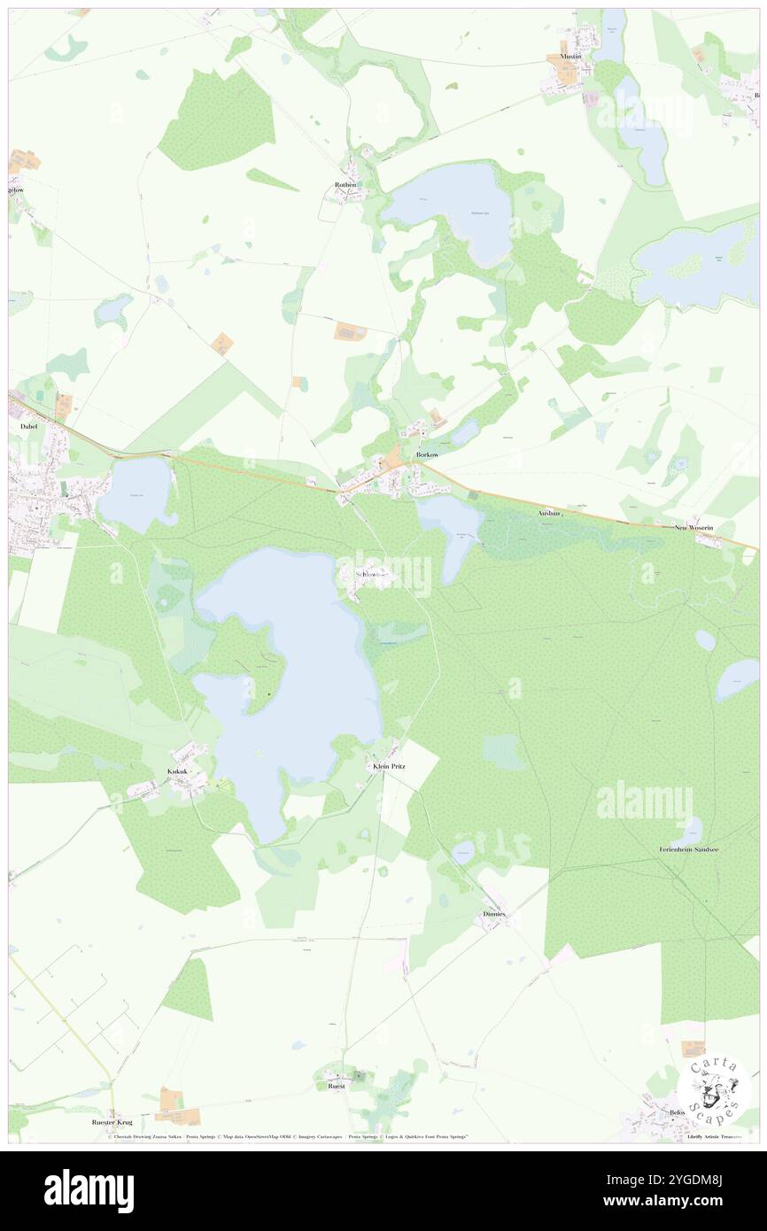 Schlowe, DE, Germania, Meclemburgo-Vorpommern, N 53 39' 17'', N 11 56' 51''', mappa, Cartascapes Mappa pubblicata nel 2024. Esplora Cartascapes, una mappa che rivela i diversi paesaggi, culture ed ecosistemi della Terra. Viaggia attraverso il tempo e lo spazio, scoprendo l'interconnessione del passato, del presente e del futuro del nostro pianeta. Foto Stock