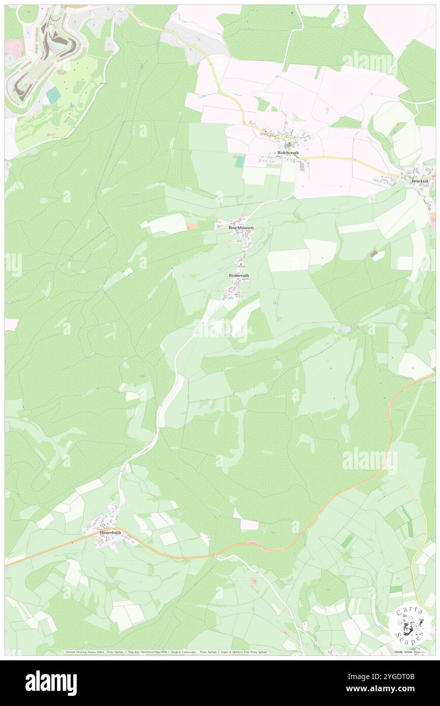 Reimerath, DE, Germania, Rheinland-Pfalz, N 50 18' 33'', N 6 57' 24''', mappa, Cartascapes Mappa pubblicata nel 2024. Esplora Cartascapes, una mappa che rivela i diversi paesaggi, culture ed ecosistemi della Terra. Viaggia attraverso il tempo e lo spazio, scoprendo l'interconnessione del passato, del presente e del futuro del nostro pianeta. Foto Stock