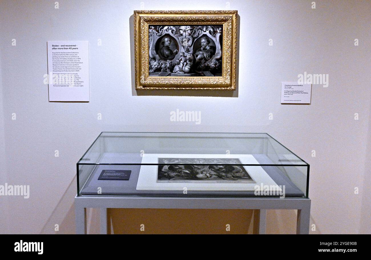 Edimburgo, Scozia, Regno Unito. 7 novembre 2024. Per la prima volta in Scozia, una mostra di una delle collezioni più belle e significative di disegni e acquerelli direttamente da Chatsworth House nel Derbyshire. Presso la Royal Scottish Academy potrai vedere 50 disegni raramente visti da alcuni dei più famosi nomi dell'arte europea, tra cui Albrecht Dürer, Hans Holbein il giovane, Peter Paul Rubens, Rembrandt van Rijn e Anthony van Dyck. Aperto al pubblico dal 9 novembre al 25 febbraio 2025. Crediti: Craig Brown/Alamy Live News Foto Stock