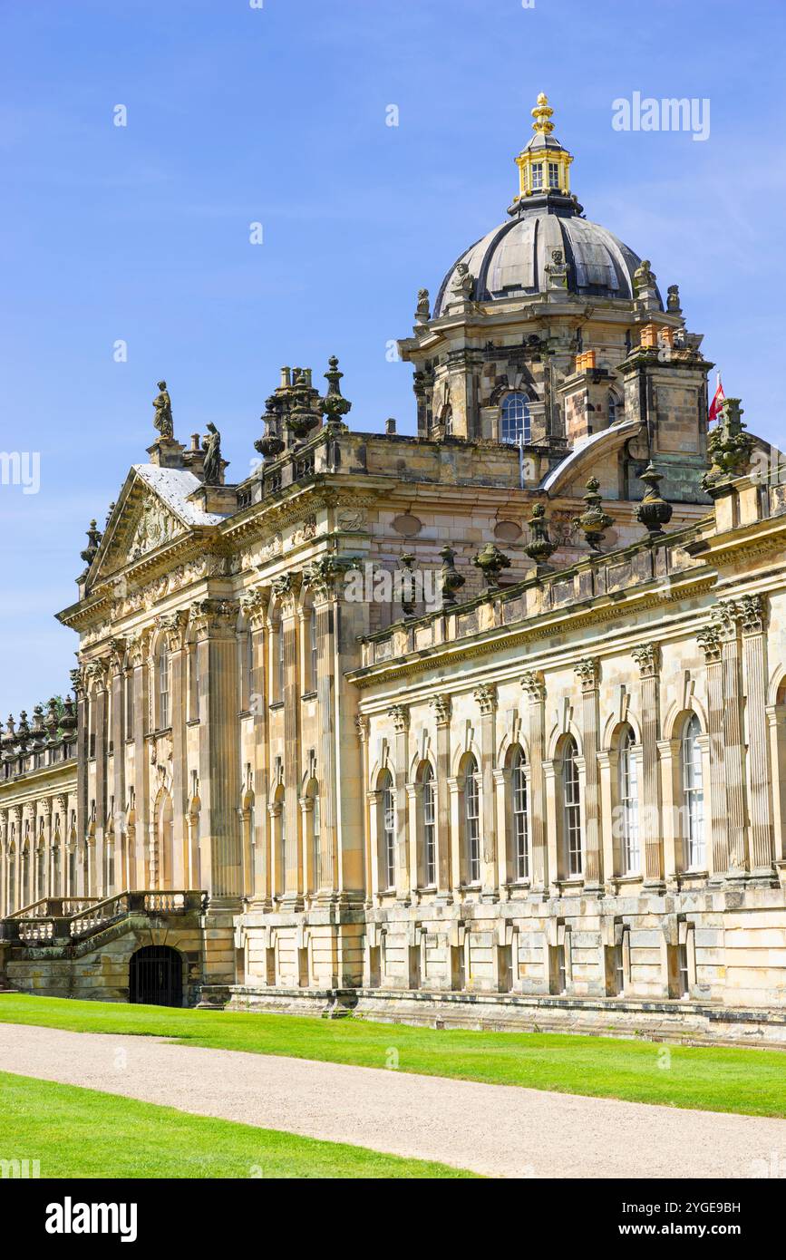 Castle Howard Yorkshire - Castle Howard è una casa di campagna inglese situata nel North Yorkshire Inghilterra Regno Unito Europa Foto Stock