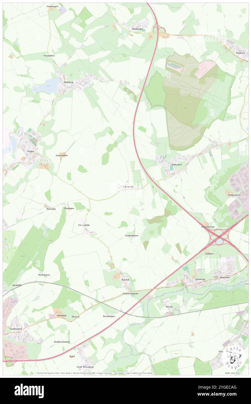 Dahmsdorf, DE, Germania, Schleswig-Holstein, N 53 51' 42'', N 10 33' 18''', mappa, Cartascapes Mappa pubblicata nel 2024. Esplora Cartascapes, una mappa che rivela i diversi paesaggi, culture ed ecosistemi della Terra. Viaggia attraverso il tempo e lo spazio, scoprendo l'interconnessione del passato, del presente e del futuro del nostro pianeta. Foto Stock