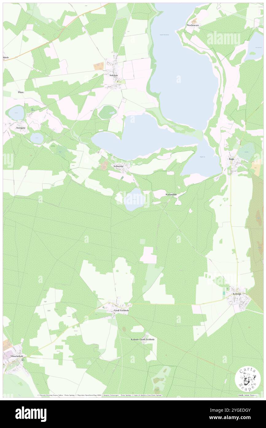 Dobrasee, DE, Germania, Brandeburgo, N 52 11' 4'', N 13 52' 49'', mappa, Cartascapes Mappa pubblicata nel 2024. Esplora Cartascapes, una mappa che rivela i diversi paesaggi, culture ed ecosistemi della Terra. Viaggia attraverso il tempo e lo spazio, scoprendo l'interconnessione del passato, del presente e del futuro del nostro pianeta. Foto Stock