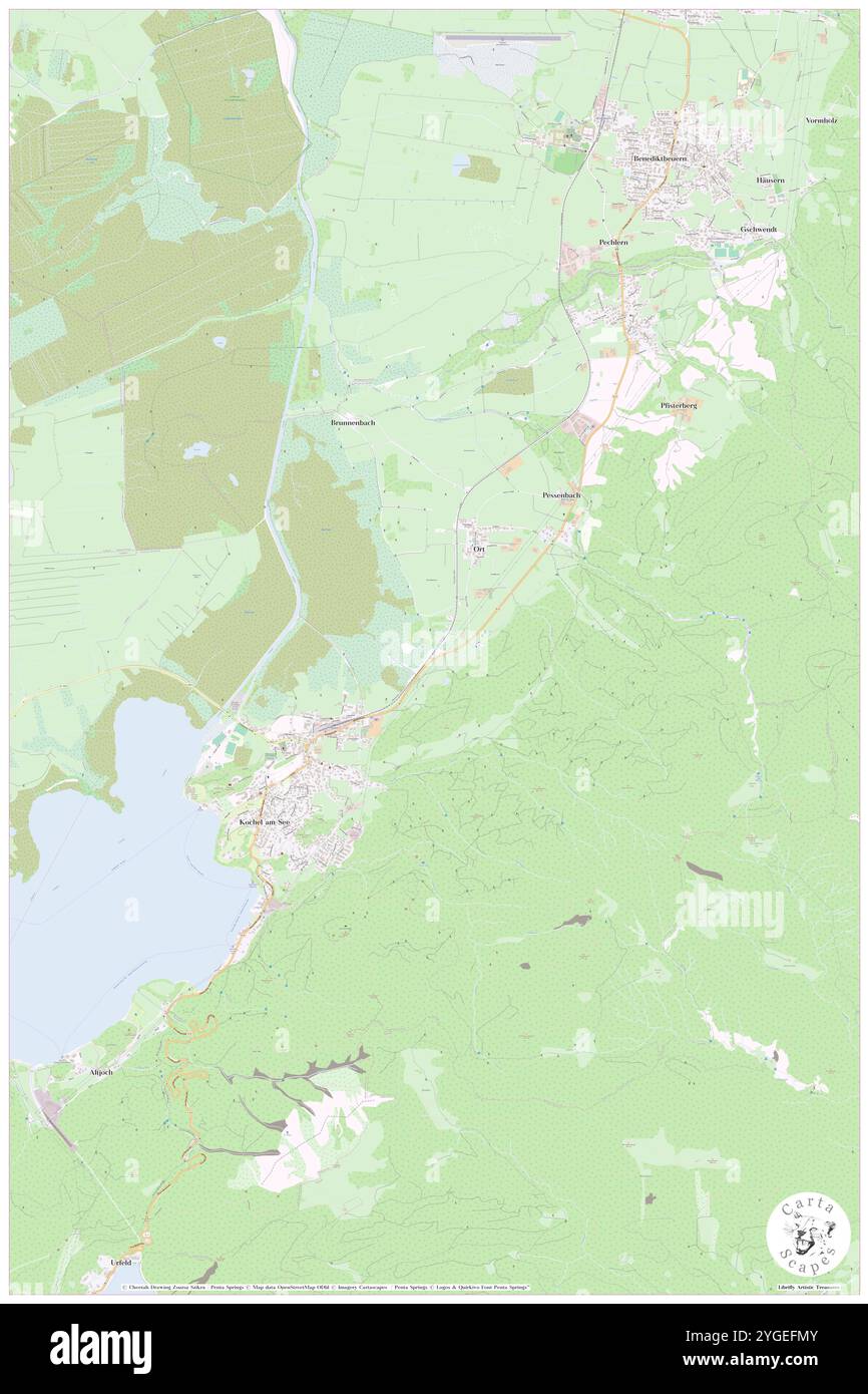 Steingraben, DE, Germania, Baviera, N 47 40' 0'', N 11 22' 59'', mappa, Cartascapes Mappa pubblicata nel 2024. Esplora Cartascapes, una mappa che rivela i diversi paesaggi, culture ed ecosistemi della Terra. Viaggia attraverso il tempo e lo spazio, scoprendo l'interconnessione del passato, del presente e del futuro del nostro pianeta. Foto Stock