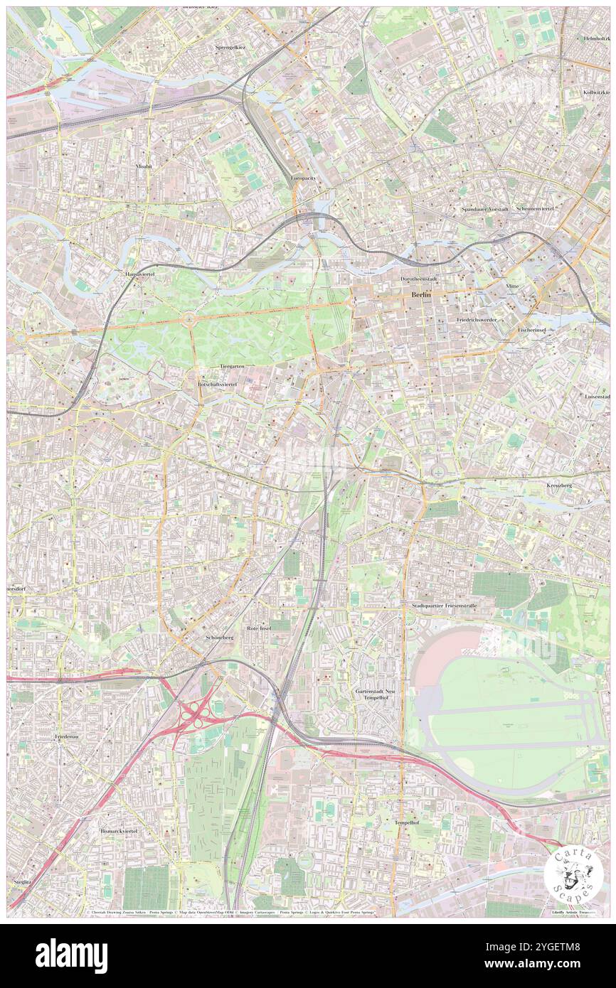 Academy, DE, Germania, Berlino, N 52 30' 0'', N 13 22' 11'', mappa, Cartascapes Mappa pubblicata nel 2024. Esplora Cartascapes, una mappa che rivela i diversi paesaggi, culture ed ecosistemi della Terra. Viaggia attraverso il tempo e lo spazio, scoprendo l'interconnessione del passato, del presente e del futuro del nostro pianeta. Foto Stock