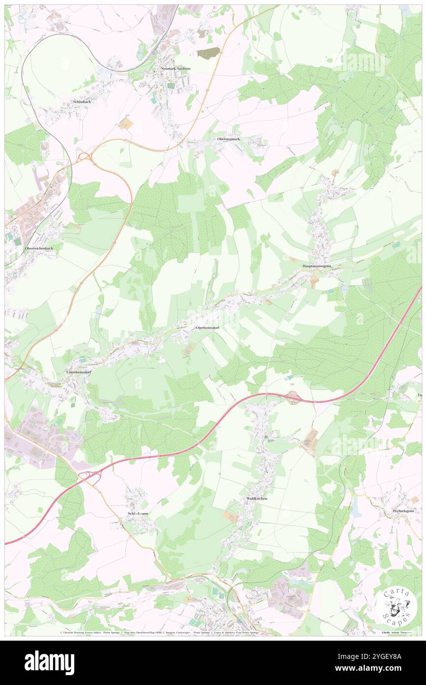 Oberheinsdorf, DE, Germania, Sassonia, N 50 37' 8'', N 12 22' 1'', mappa, Cartascapes Mappa pubblicata nel 2024. Esplora Cartascapes, una mappa che rivela i diversi paesaggi, culture ed ecosistemi della Terra. Viaggia attraverso il tempo e lo spazio, scoprendo l'interconnessione del passato, del presente e del futuro del nostro pianeta. Foto Stock