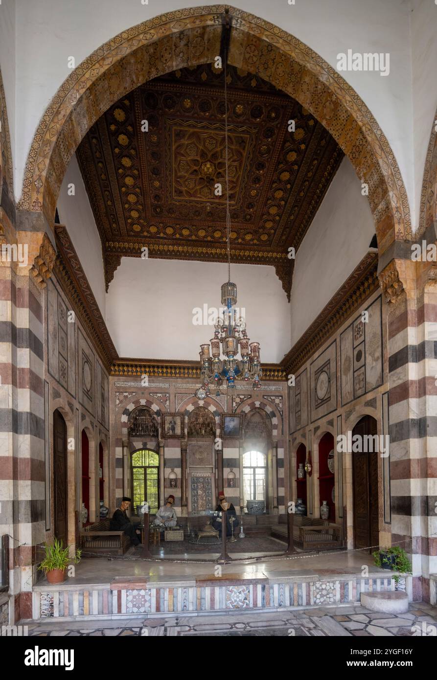 Palazzo Azem, Museo delle Arti e delle tradizioni popolari, Damasco, Siria Foto Stock