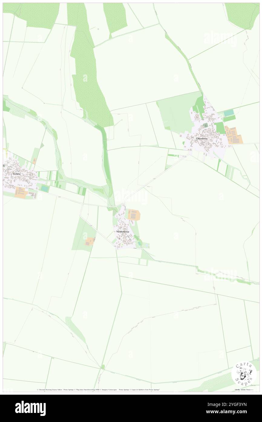 Niederbosa, DE, Germania, Turingia, N 51 16' 0'', N 11 0' 0''', MAP, Cartascapes Map pubblicata nel 2024. Esplora Cartascapes, una mappa che rivela i diversi paesaggi, culture ed ecosistemi della Terra. Viaggia attraverso il tempo e lo spazio, scoprendo l'interconnessione del passato, del presente e del futuro del nostro pianeta. Foto Stock