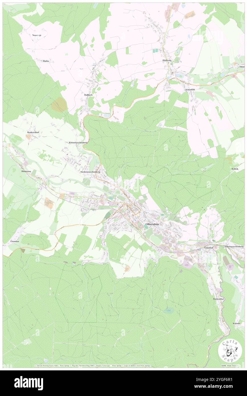 Rungstockbach, DE, Germania, Sassonia, N 50 40' 0'', N 13 19' 59'', mappa, Cartascapes Mappa pubblicata nel 2024. Esplora Cartascapes, una mappa che rivela i diversi paesaggi, culture ed ecosistemi della Terra. Viaggia attraverso il tempo e lo spazio, scoprendo l'interconnessione del passato, del presente e del futuro del nostro pianeta. Foto Stock