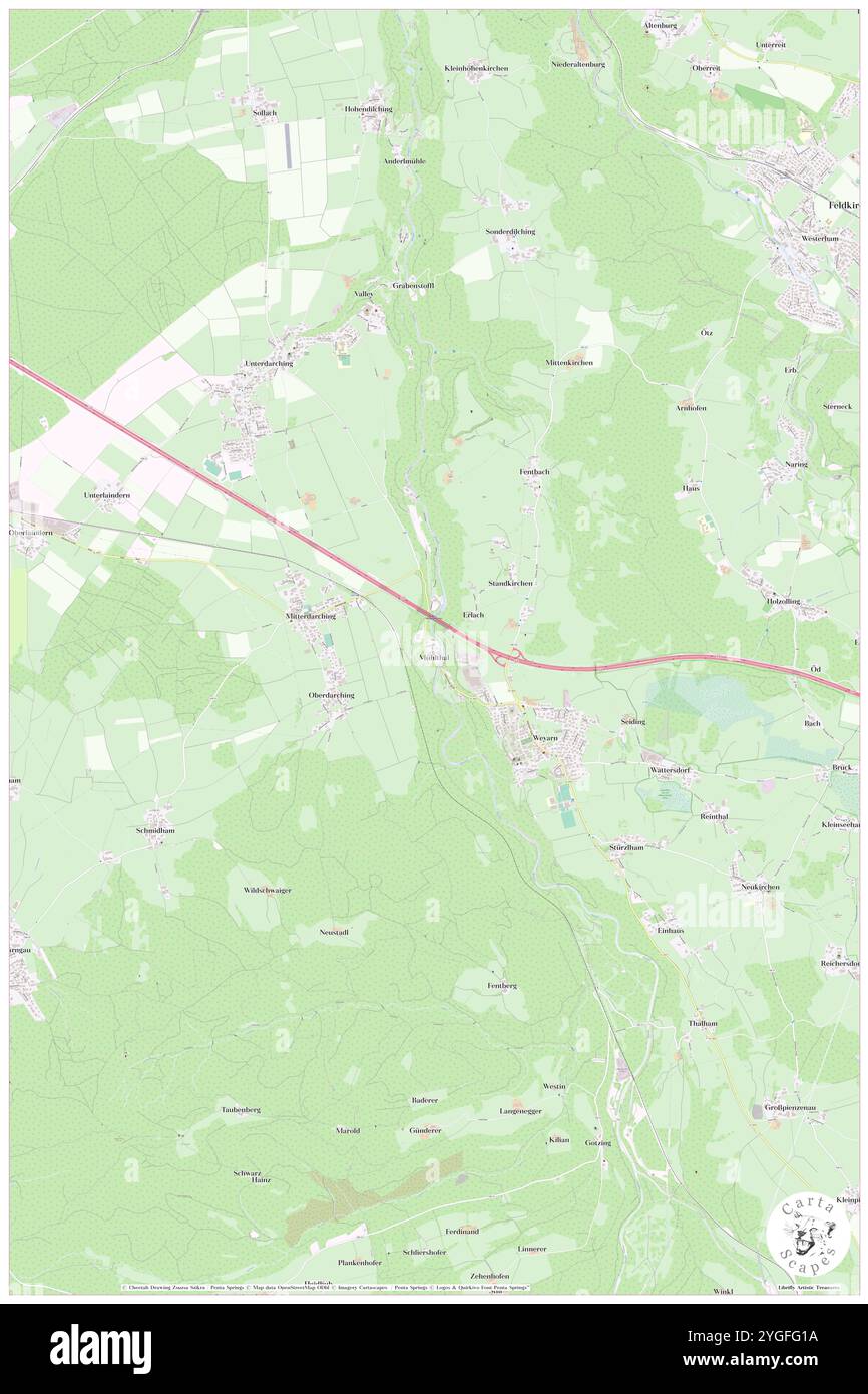 Muhlthal, alta Baviera, DE, Germania, Baviera, N 47 51' 57'', N 11 47' 12'', MAP, Cartascapes Map pubblicata nel 2024. Esplora Cartascapes, una mappa che rivela i diversi paesaggi, culture ed ecosistemi della Terra. Viaggia attraverso il tempo e lo spazio, scoprendo l'interconnessione del passato, del presente e del futuro del nostro pianeta. Foto Stock