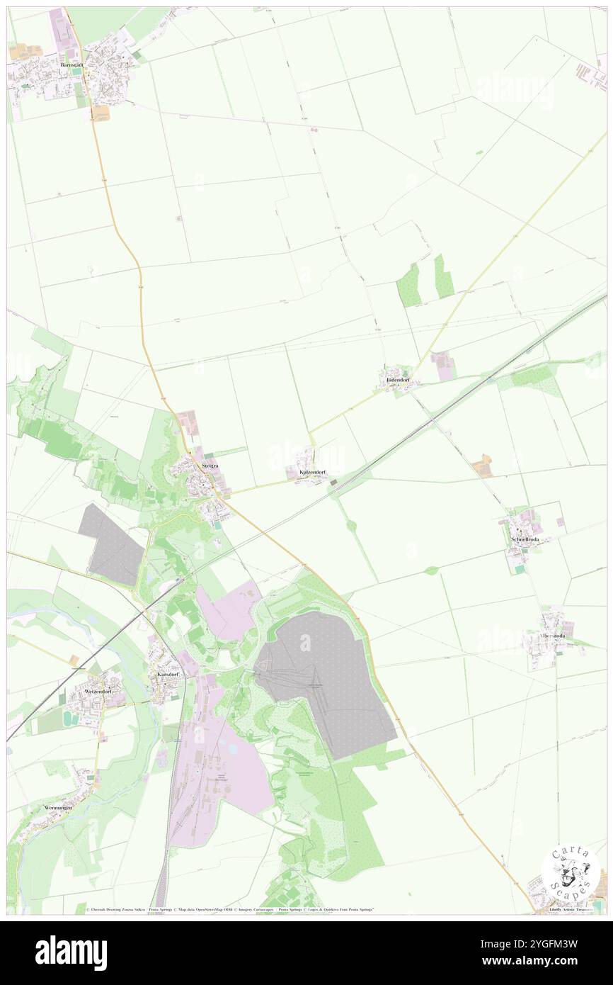 Kalzendorf, DE, Germania, Sassonia-Anhalt, N 51 18' 11'', N 11 40' 34'', mappa, Cartascapes Mappa pubblicata nel 2024. Esplora Cartascapes, una mappa che rivela i diversi paesaggi, culture ed ecosistemi della Terra. Viaggia attraverso il tempo e lo spazio, scoprendo l'interconnessione del passato, del presente e del futuro del nostro pianeta. Foto Stock