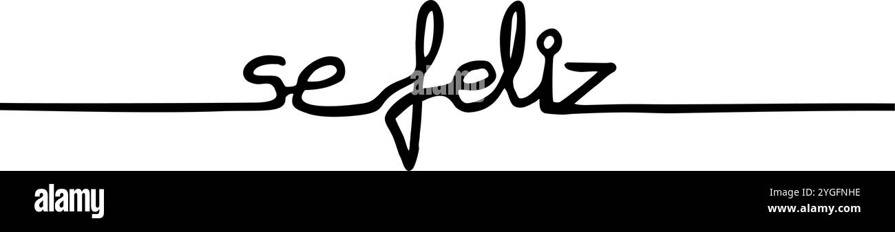 Design del messaggio felice Illustrazione Vettoriale