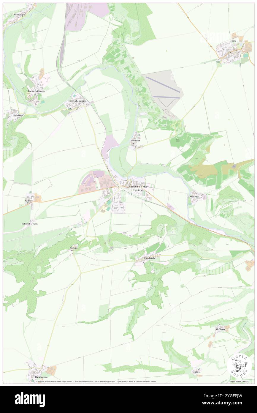 Laucha (Unstrut), DE, Germania, Sassonia-Anhalt, N 51 13' 19'', N 11 40' 42''', mappa, Cartascapes Mappa pubblicata nel 2024. Esplora Cartascapes, una mappa che rivela i diversi paesaggi, culture ed ecosistemi della Terra. Viaggia attraverso il tempo e lo spazio, scoprendo l'interconnessione del passato, del presente e del futuro del nostro pianeta. Foto Stock