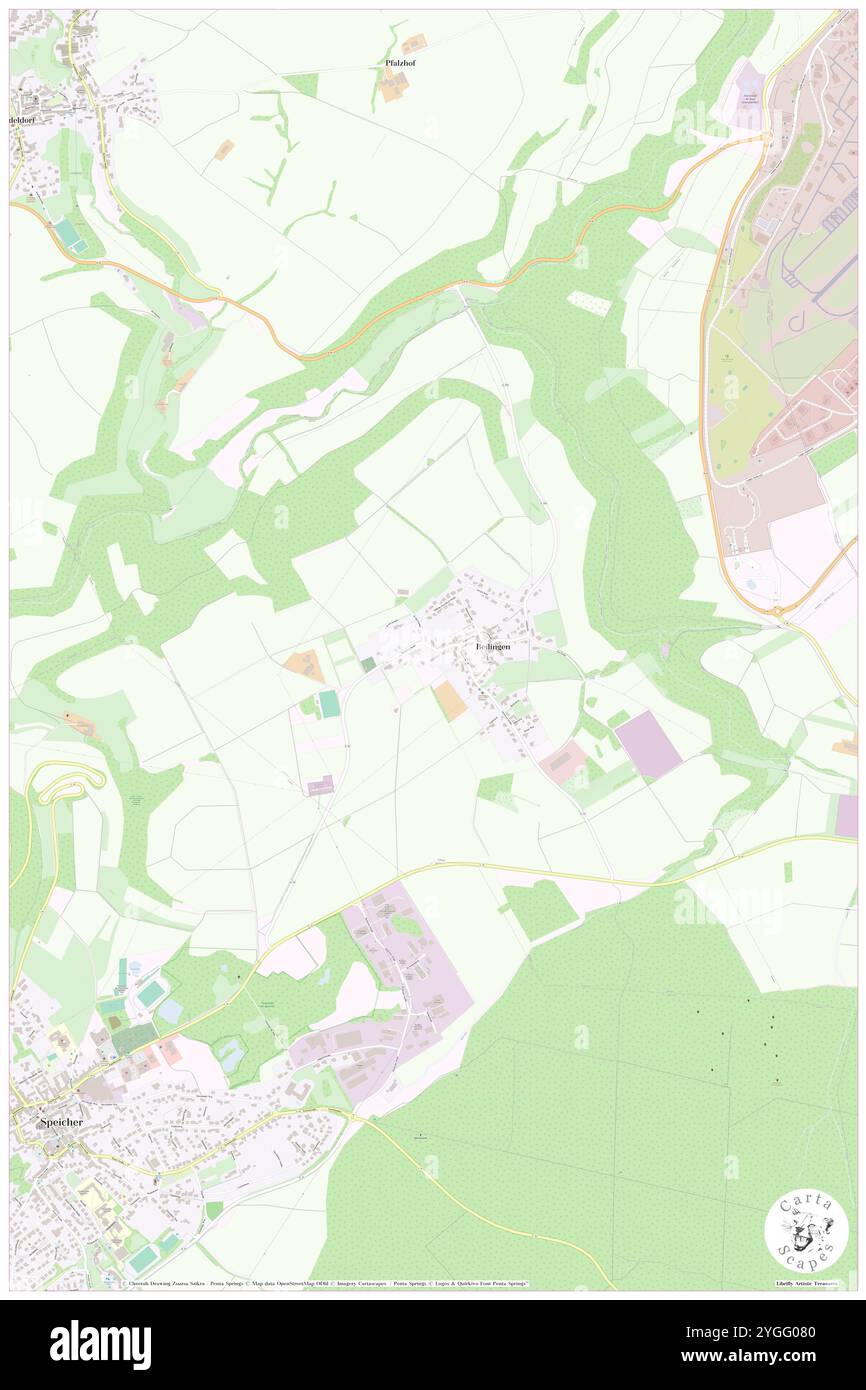 Beilingen, DE, Germania, Rheinland-Pfalz, N 49 57' 0'', N 6 40' 0'', MAP, Cartascapes Map pubblicata nel 2024. Esplora Cartascapes, una mappa che rivela i diversi paesaggi, culture ed ecosistemi della Terra. Viaggia attraverso il tempo e lo spazio, scoprendo l'interconnessione del passato, del presente e del futuro del nostro pianeta. Foto Stock