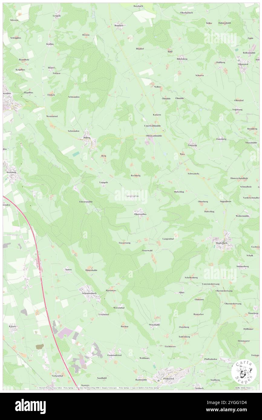 Unterwarlins, Svevia, Germania, Baviera, N 47 51' 57'', N 10 19' 5'', MAP, Cartascapes Map pubblicata nel 2024. Esplora Cartascapes, una mappa che rivela i diversi paesaggi, culture ed ecosistemi della Terra. Viaggia attraverso il tempo e lo spazio, scoprendo l'interconnessione del passato, del presente e del futuro del nostro pianeta. Foto Stock