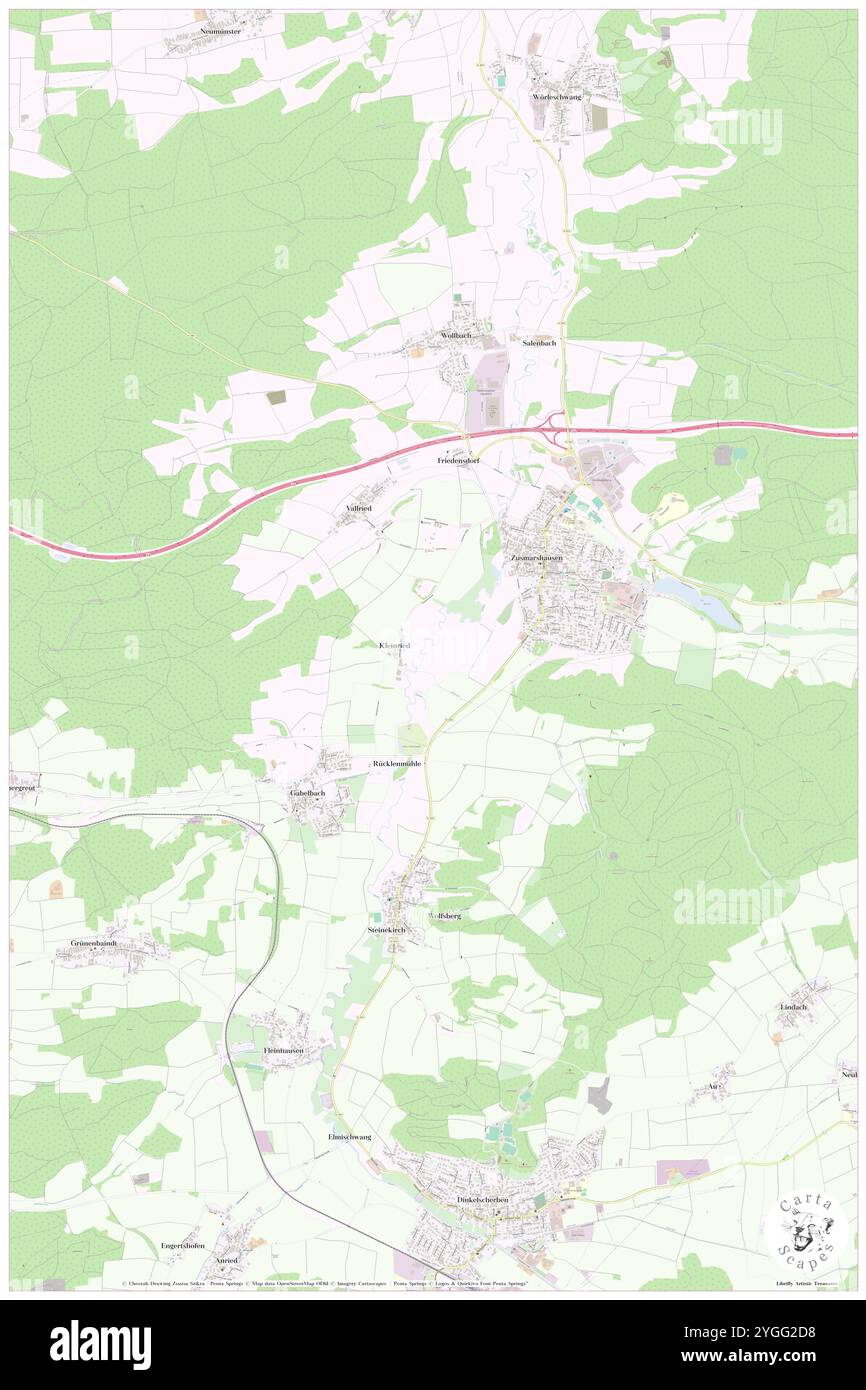 Bettenbach, DE, Germania, Baviera, N 48 23' 33'', N 10 35' 0'', mappa, Cartascapes Mappa pubblicata nel 2024. Esplora Cartascapes, una mappa che rivela i diversi paesaggi, culture ed ecosistemi della Terra. Viaggia attraverso il tempo e lo spazio, scoprendo l'interconnessione del passato, del presente e del futuro del nostro pianeta. Foto Stock