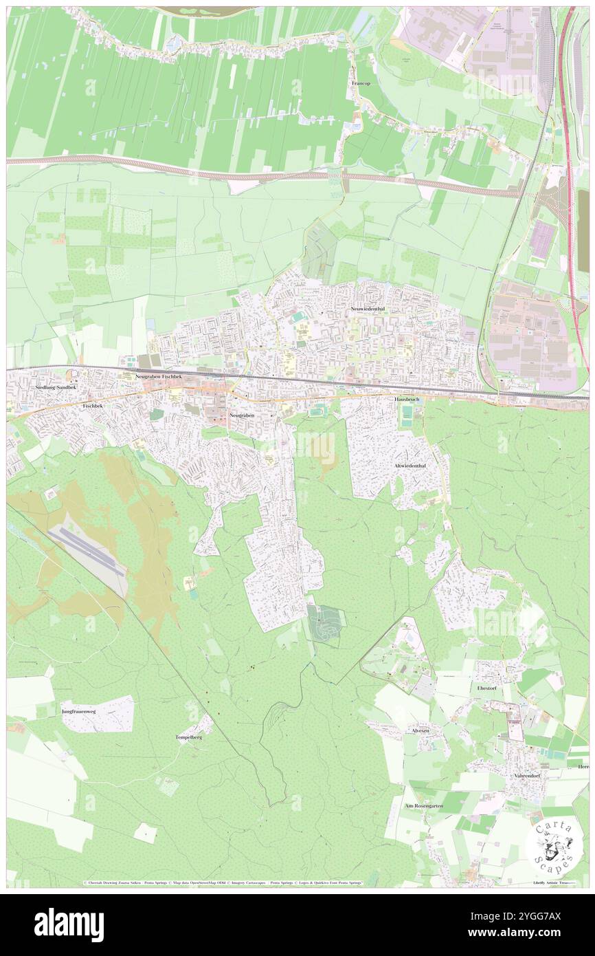 Schein-Berg, DE, Germania, Amburgo, N 53 28' 0'', N 9 52' 0'', mappa, Cartascapes Mappa pubblicata nel 2024. Esplora Cartascapes, una mappa che rivela i diversi paesaggi, culture ed ecosistemi della Terra. Viaggia attraverso il tempo e lo spazio, scoprendo l'interconnessione del passato, del presente e del futuro del nostro pianeta. Foto Stock