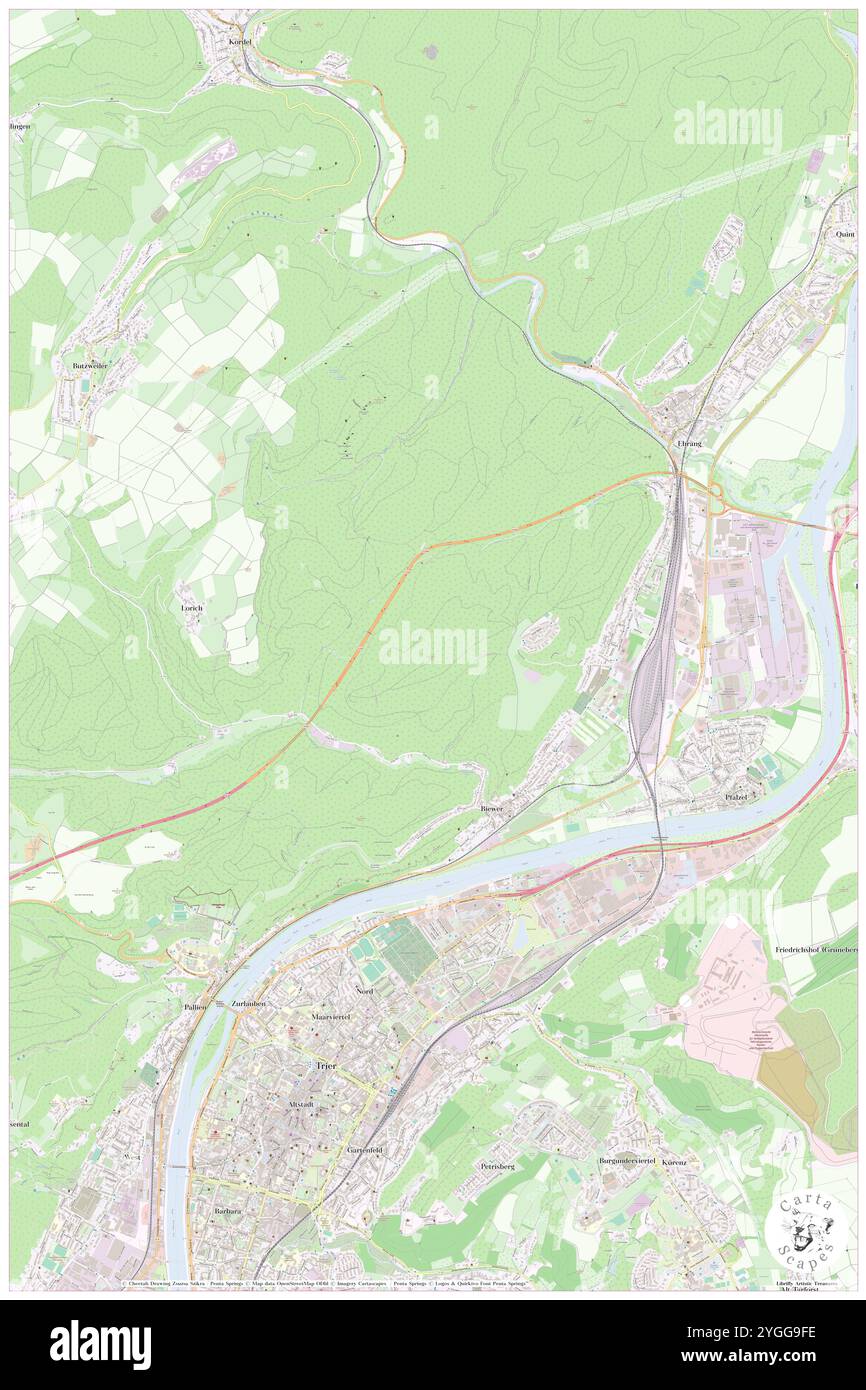 Steigenberg, DE, Germania, Rheinland-Pfalz, N 49 47' 29'', N 6 39' 25'', mappa, Cartascapes Mappa pubblicata nel 2024. Esplora Cartascapes, una mappa che rivela i diversi paesaggi, culture ed ecosistemi della Terra. Viaggia attraverso il tempo e lo spazio, scoprendo l'interconnessione del passato, del presente e del futuro del nostro pianeta. Foto Stock