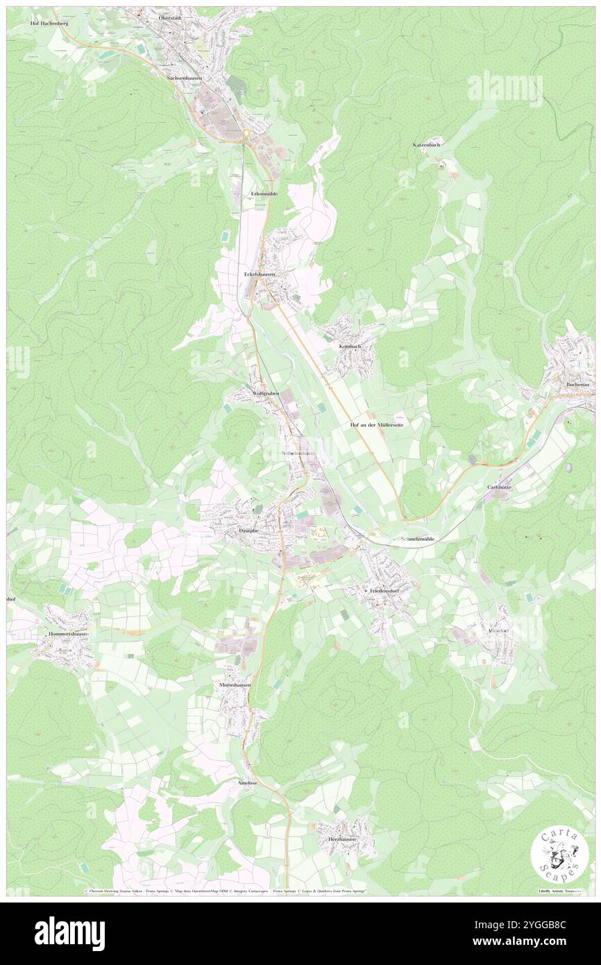 Wilhelmshuette, Regierungsbezirk Gießen, DE, Germania, Assia, N 50 51' 59'', N 8 33' 2'', MAP, Cartascapes Map pubblicata nel 2024. Esplora Cartascapes, una mappa che rivela i diversi paesaggi, culture ed ecosistemi della Terra. Viaggia attraverso il tempo e lo spazio, scoprendo l'interconnessione del passato, del presente e del futuro del nostro pianeta. Foto Stock