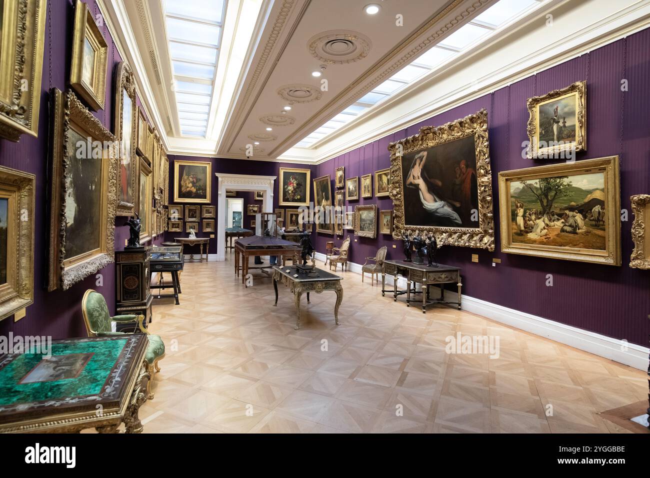 La Wallace Collection, a Londra. Un museo d'arte nazionale a Hertford House. Foto Stock