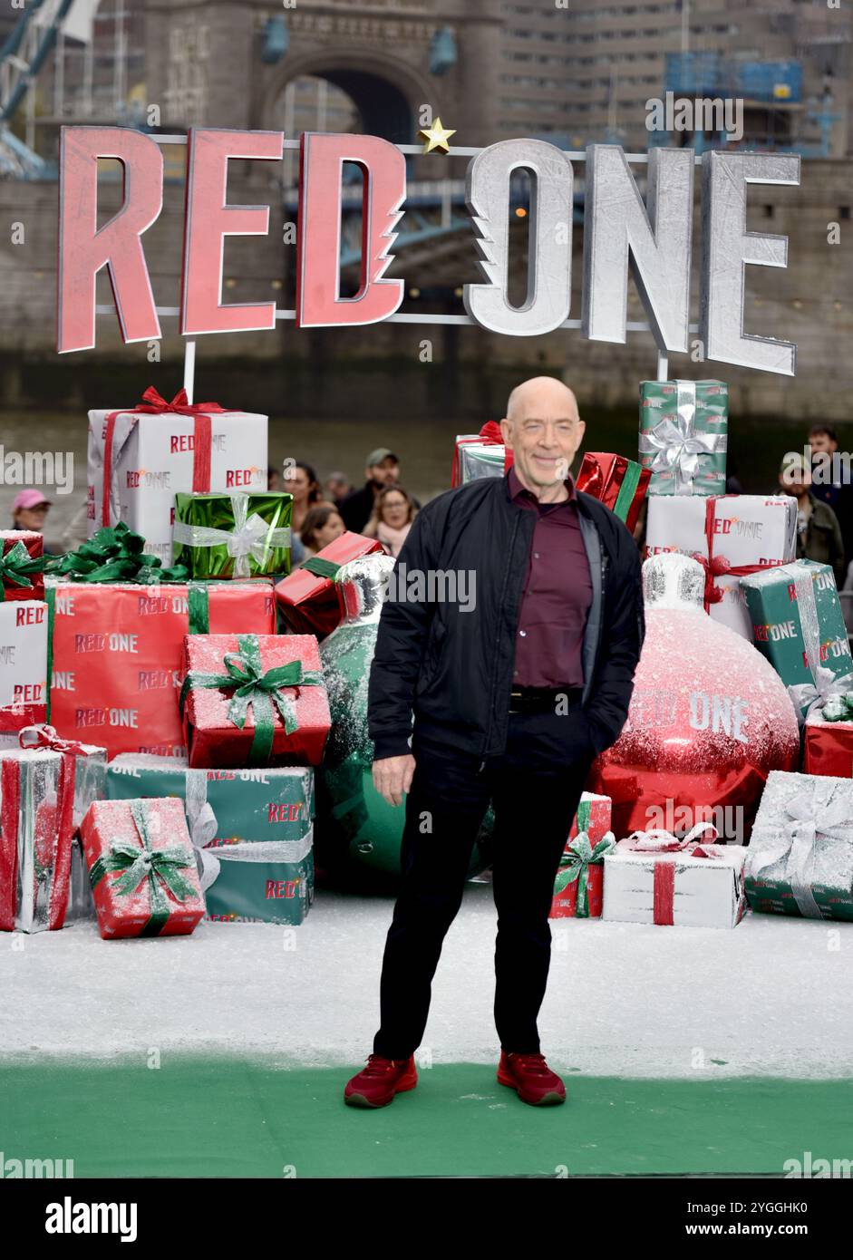 JK Simmons al Photocall per Red One, Potters Field, Londra Foto Stock