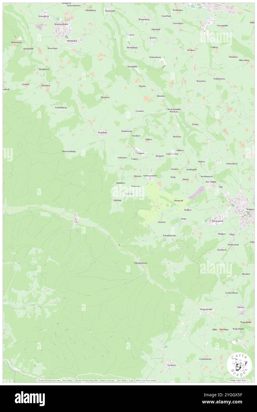 Heckels, Svevia, Germania, Baviera, N 47 45' 6'', N 10 11' 6'', MAP, Cartascapes Map pubblicata nel 2024. Esplora Cartascapes, una mappa che rivela i diversi paesaggi, culture ed ecosistemi della Terra. Viaggia attraverso il tempo e lo spazio, scoprendo l'interconnessione del passato, del presente e del futuro del nostro pianeta. Foto Stock